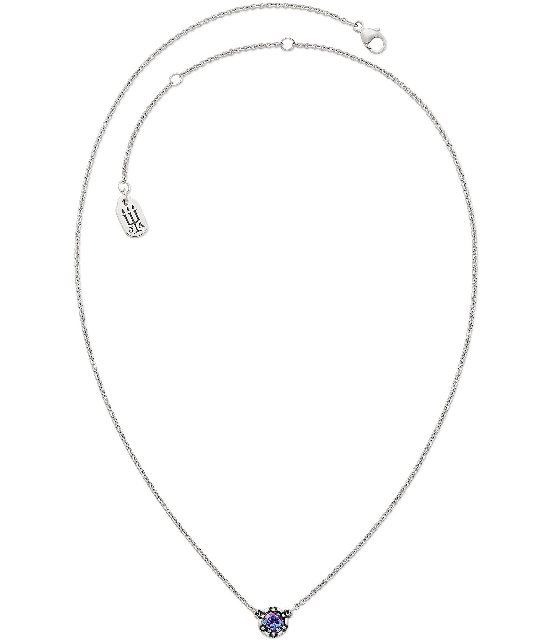 James Avery Cherished Birthstone Necklace with Lab-Created Alexandrite