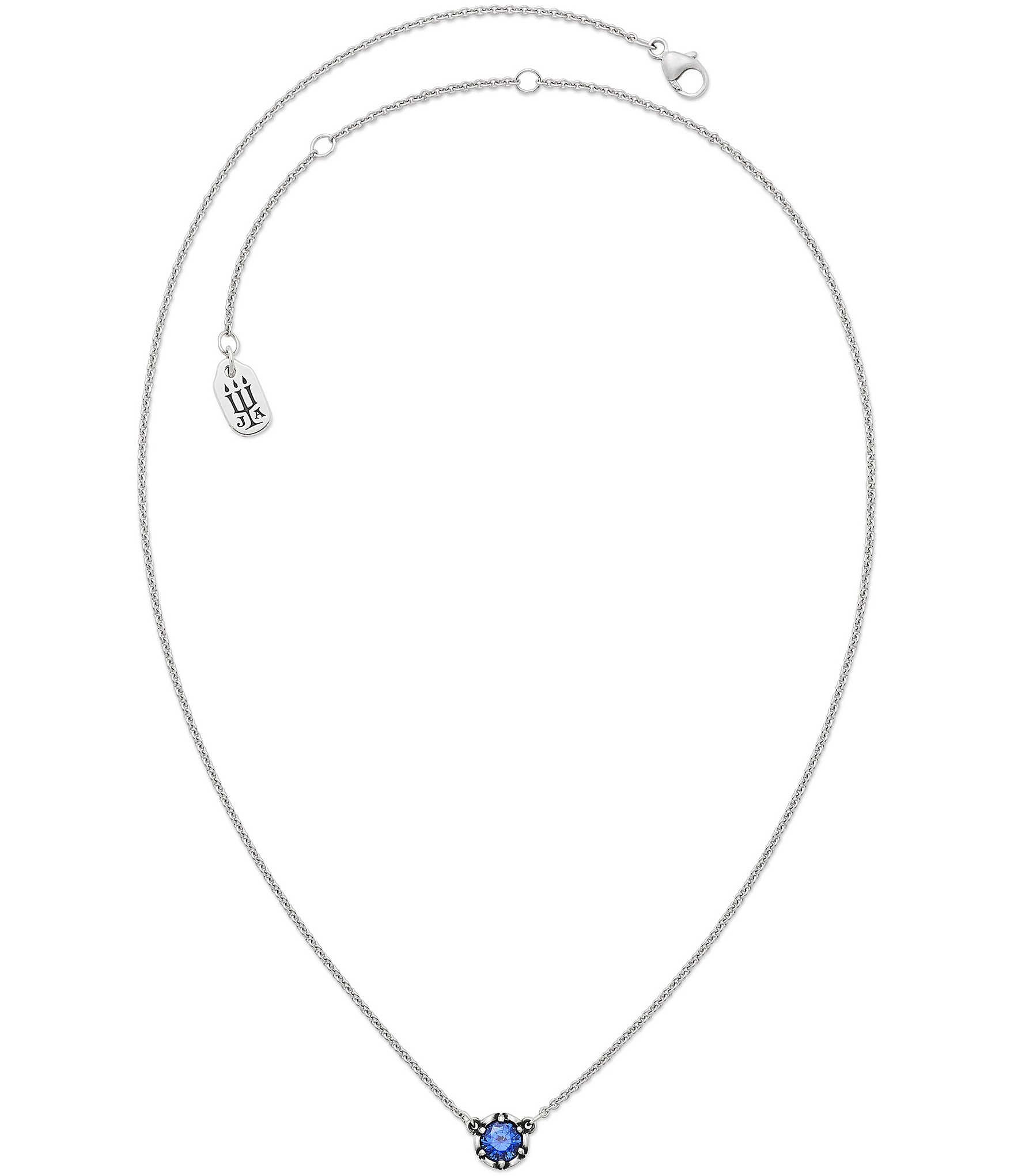 James Avery Cherished Birthstone Necklace with Lab-Created Sapphire