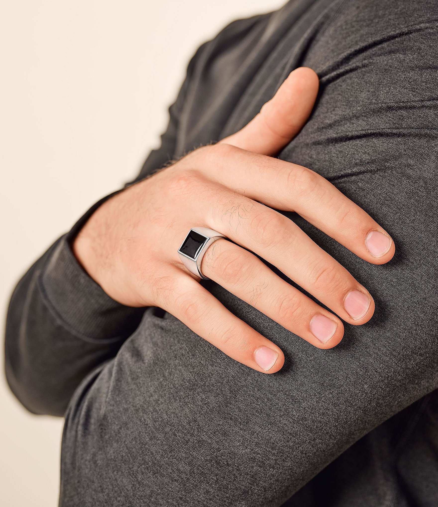 James Avery Classic Gemstone Signet Ring