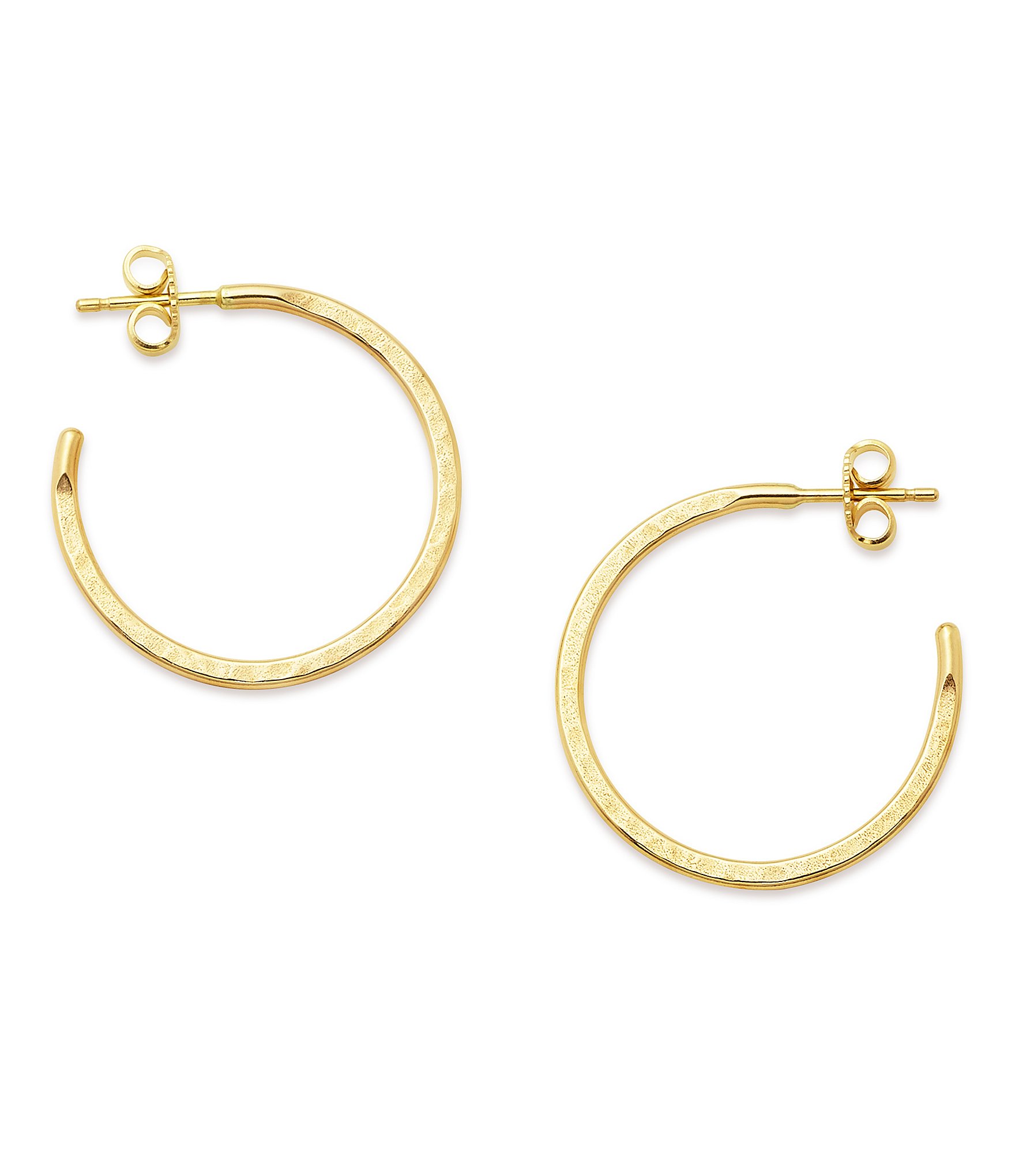 James Avery Classic Hammered Hoop Earrings, Medium | Dillard's