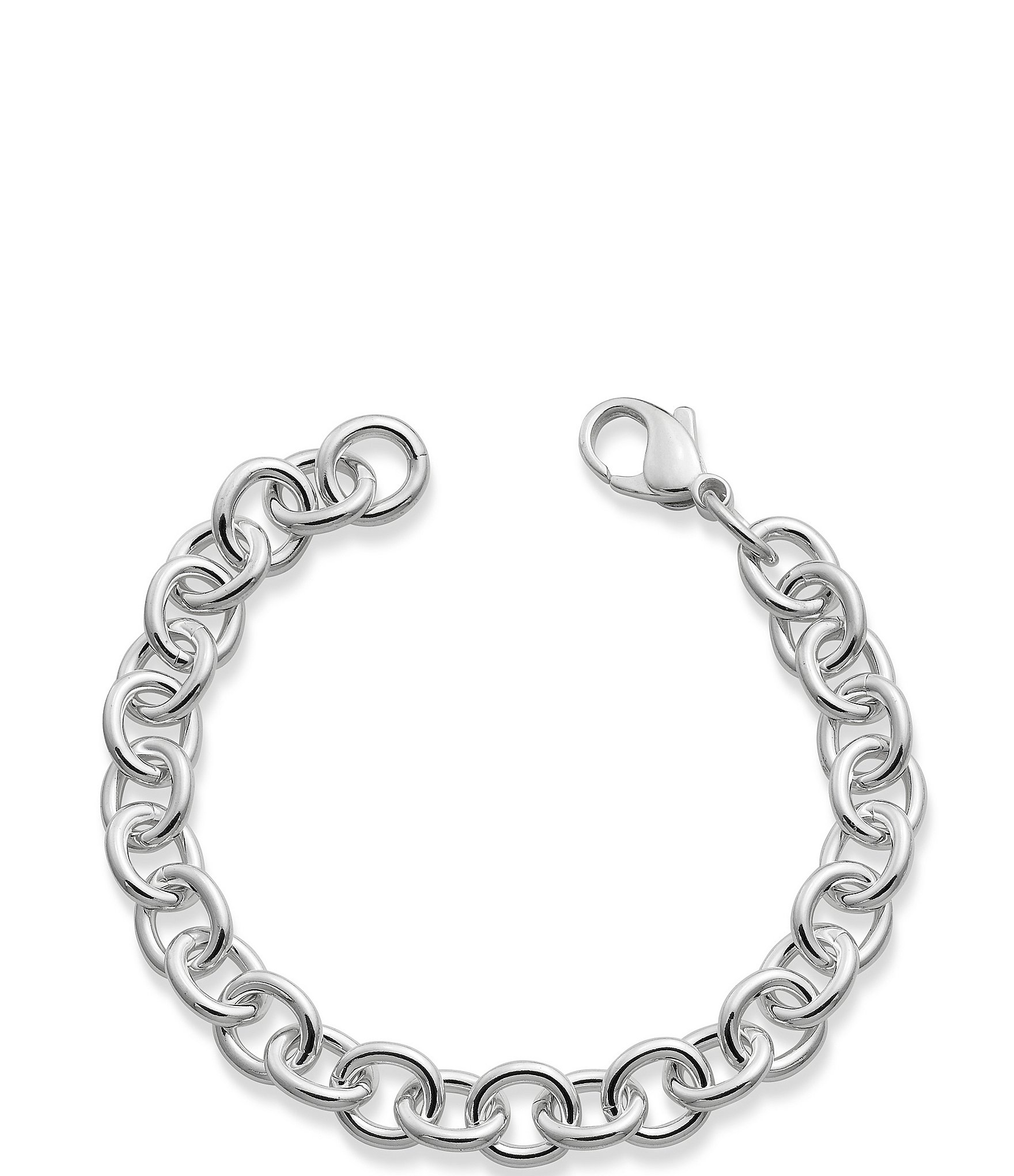 James Avery Classic Sterling Silver Cable Charm Bracelet