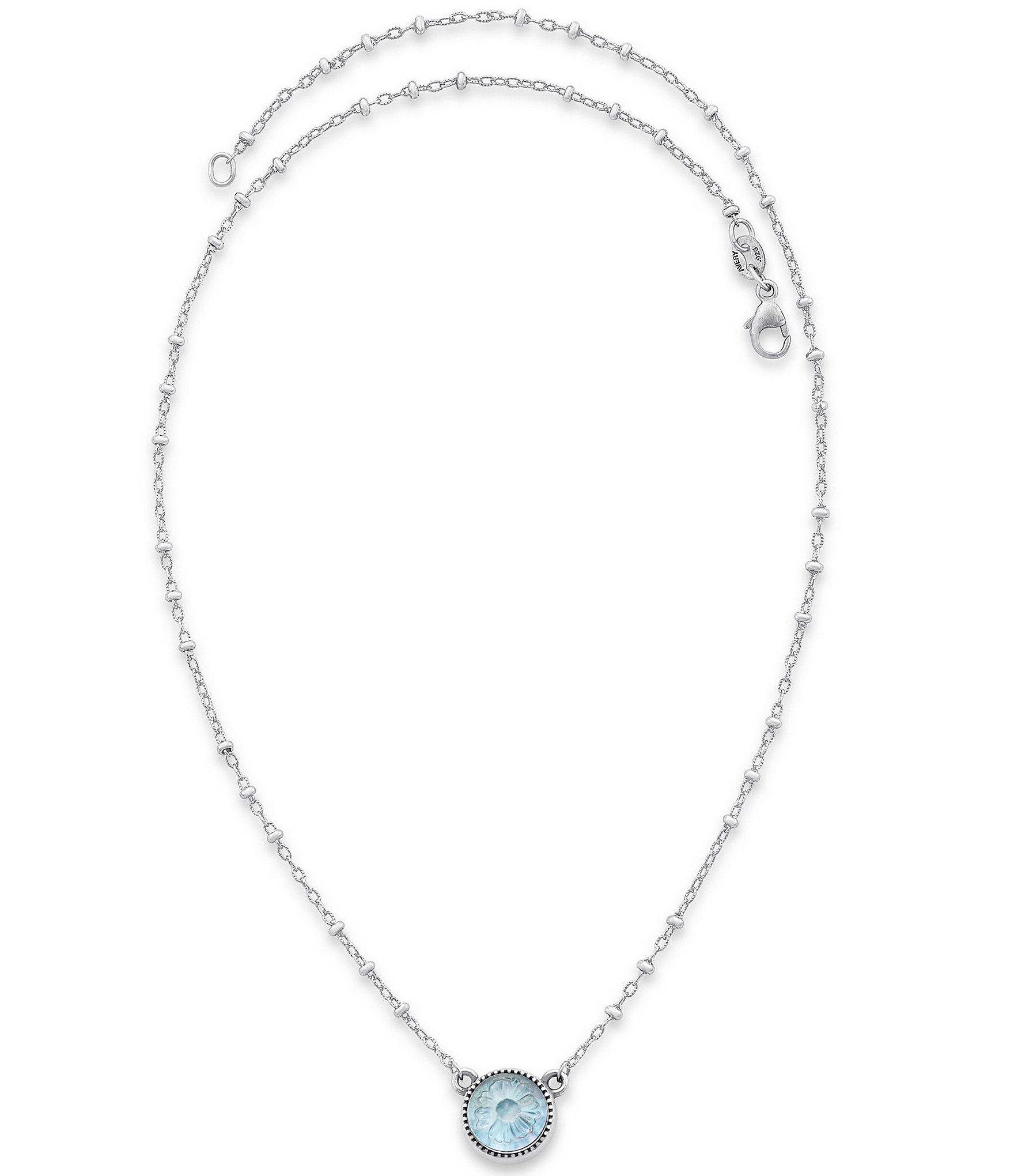 James Avery Daisy Sculpted Lab-Created Gemstone Necklace
