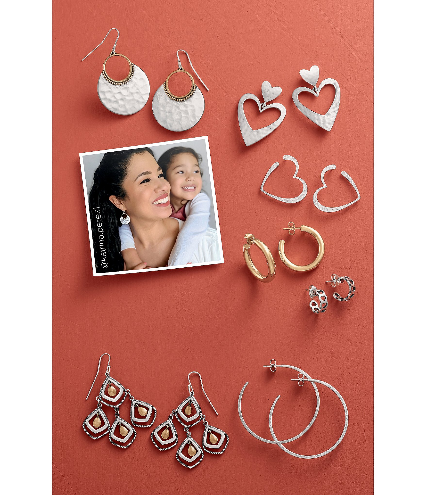 James Avery Dancing Elements Ear Hooks