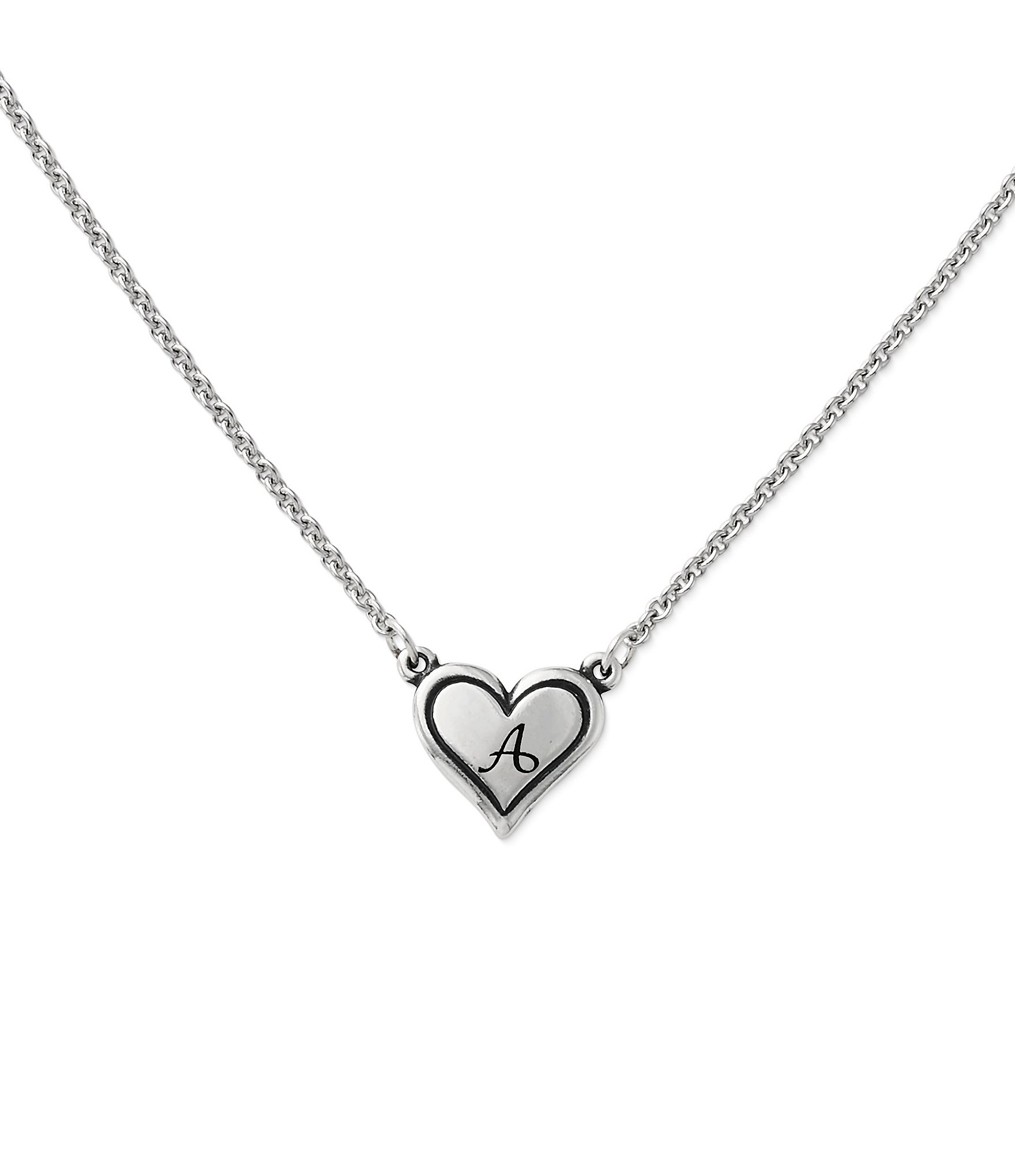Small connected heart initial necklace – CYC Jewelry