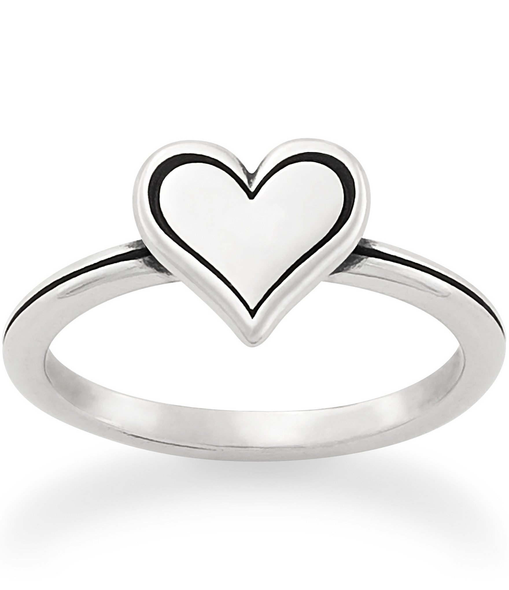 James Avery Delicate Heart Initial Ring