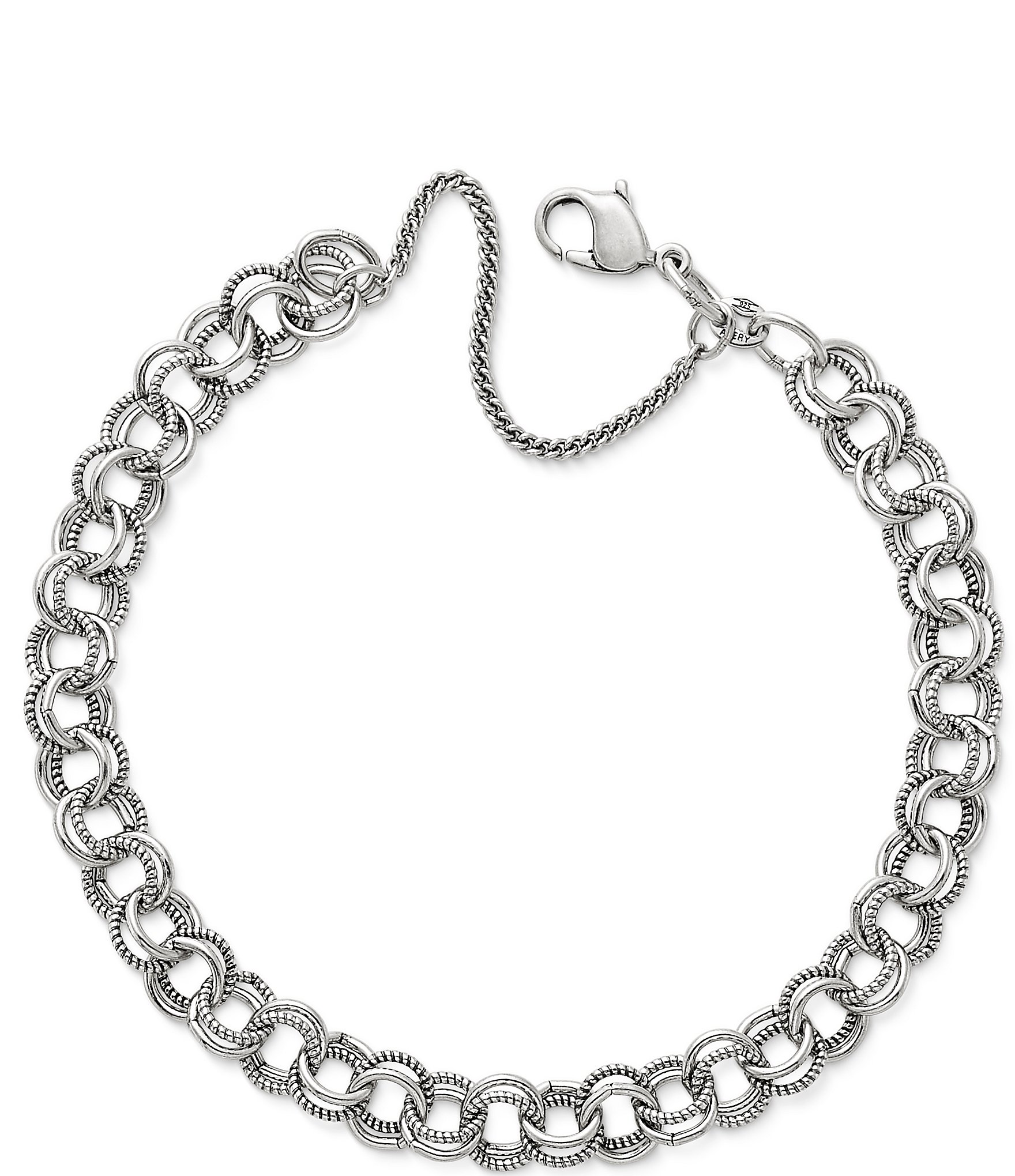 James Avery Double Link Charm Bracelet