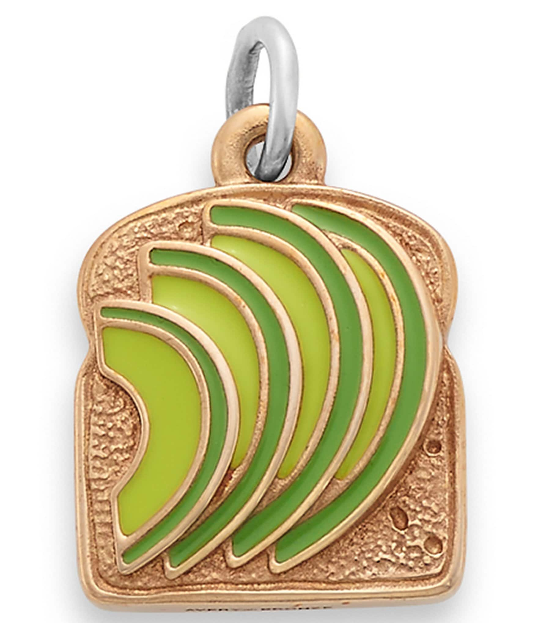 James Avery Enamel Avocado Toast Charm