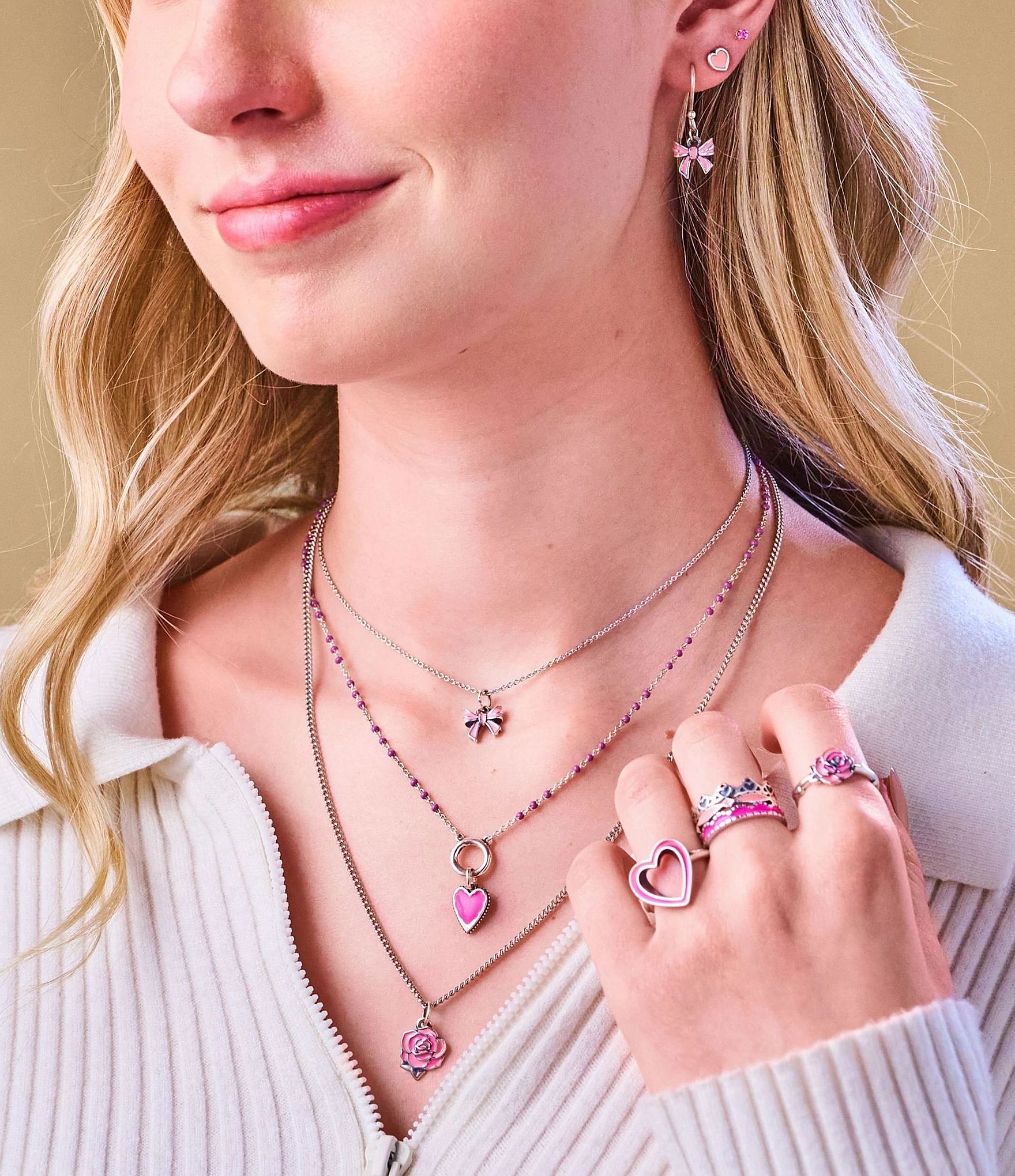 James Avery Enamel Bow Charm