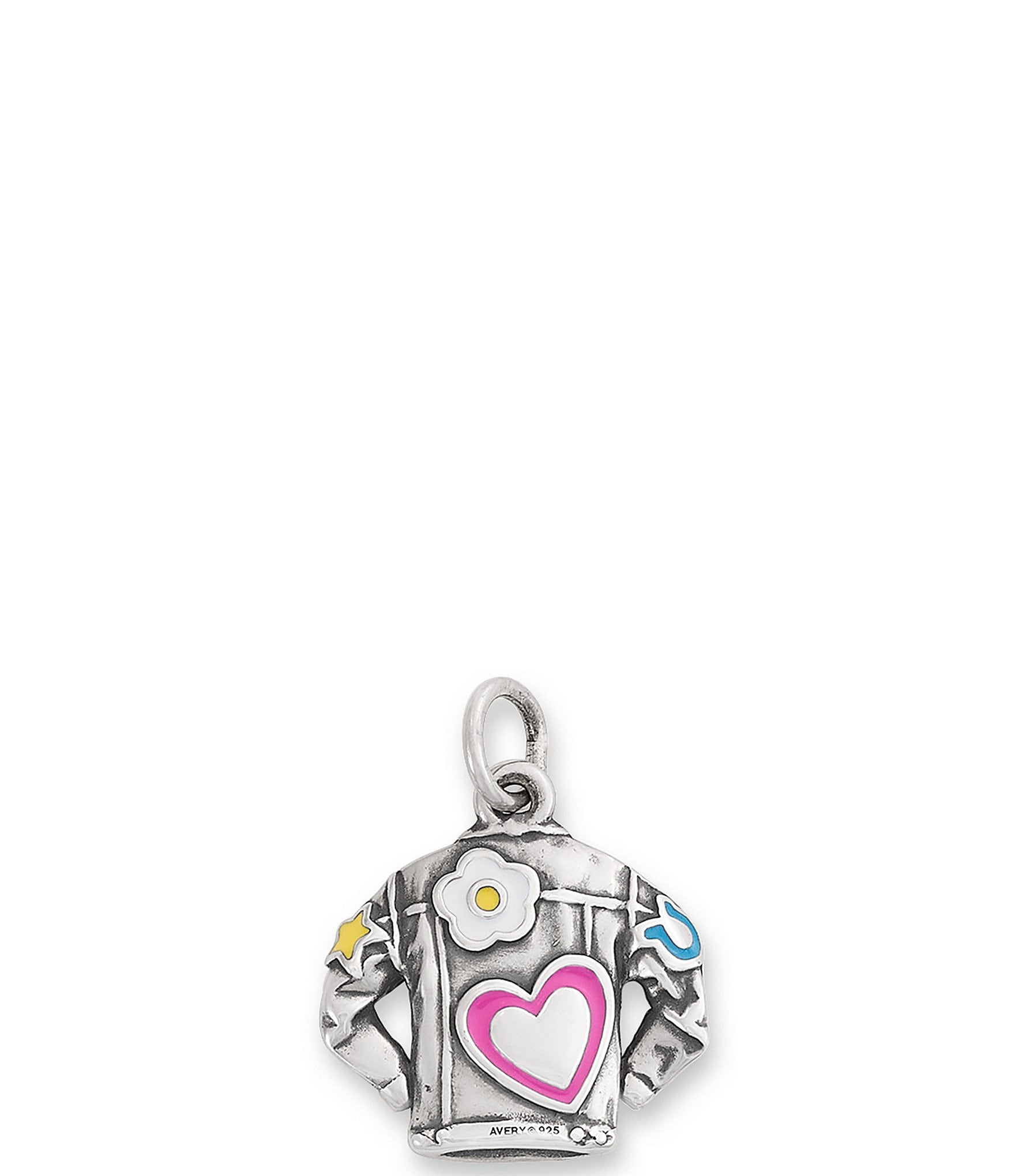 James Avery Enamel Denim Jacket Charm