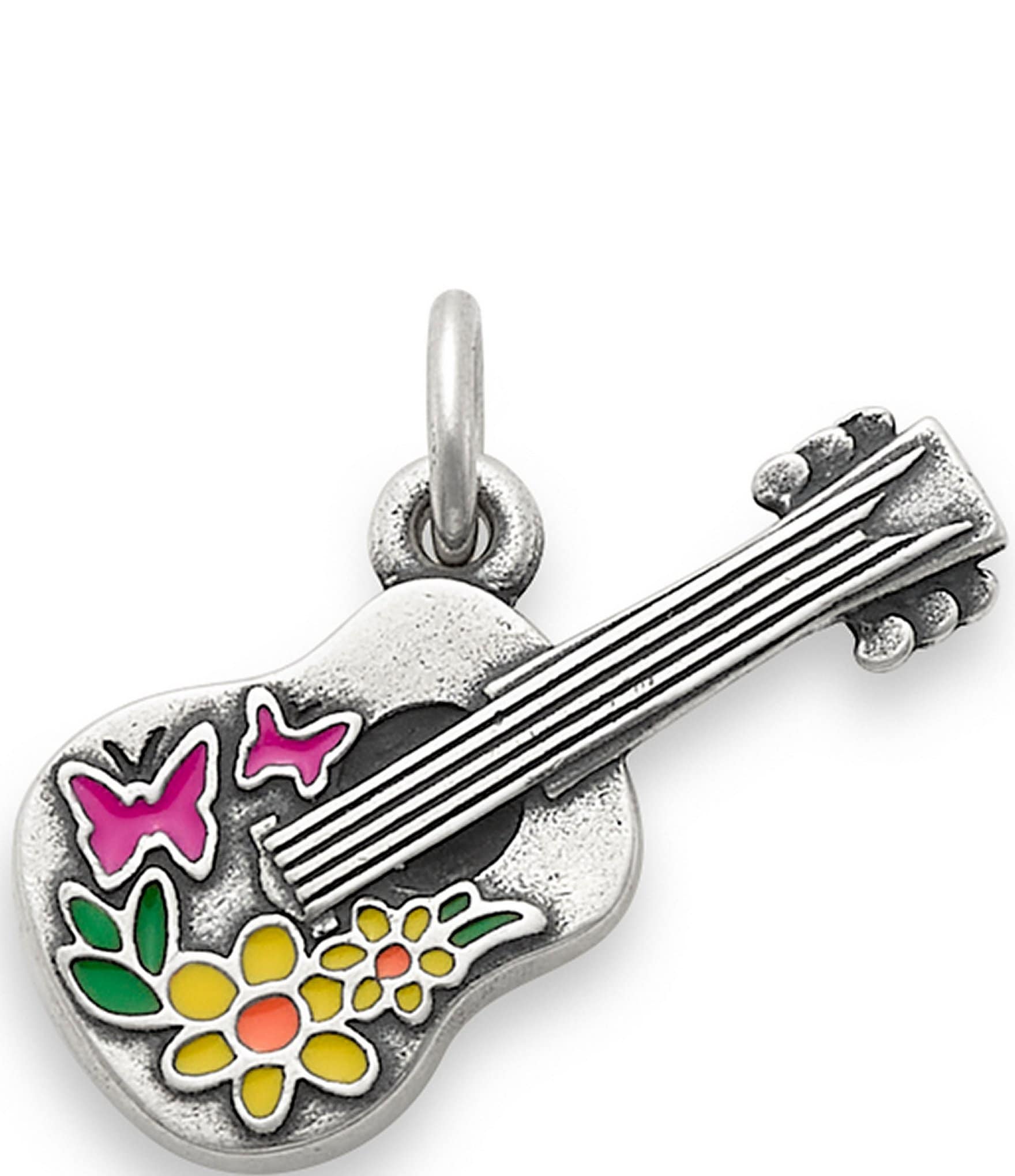 James Avery Enamel Festive Guitar Charm