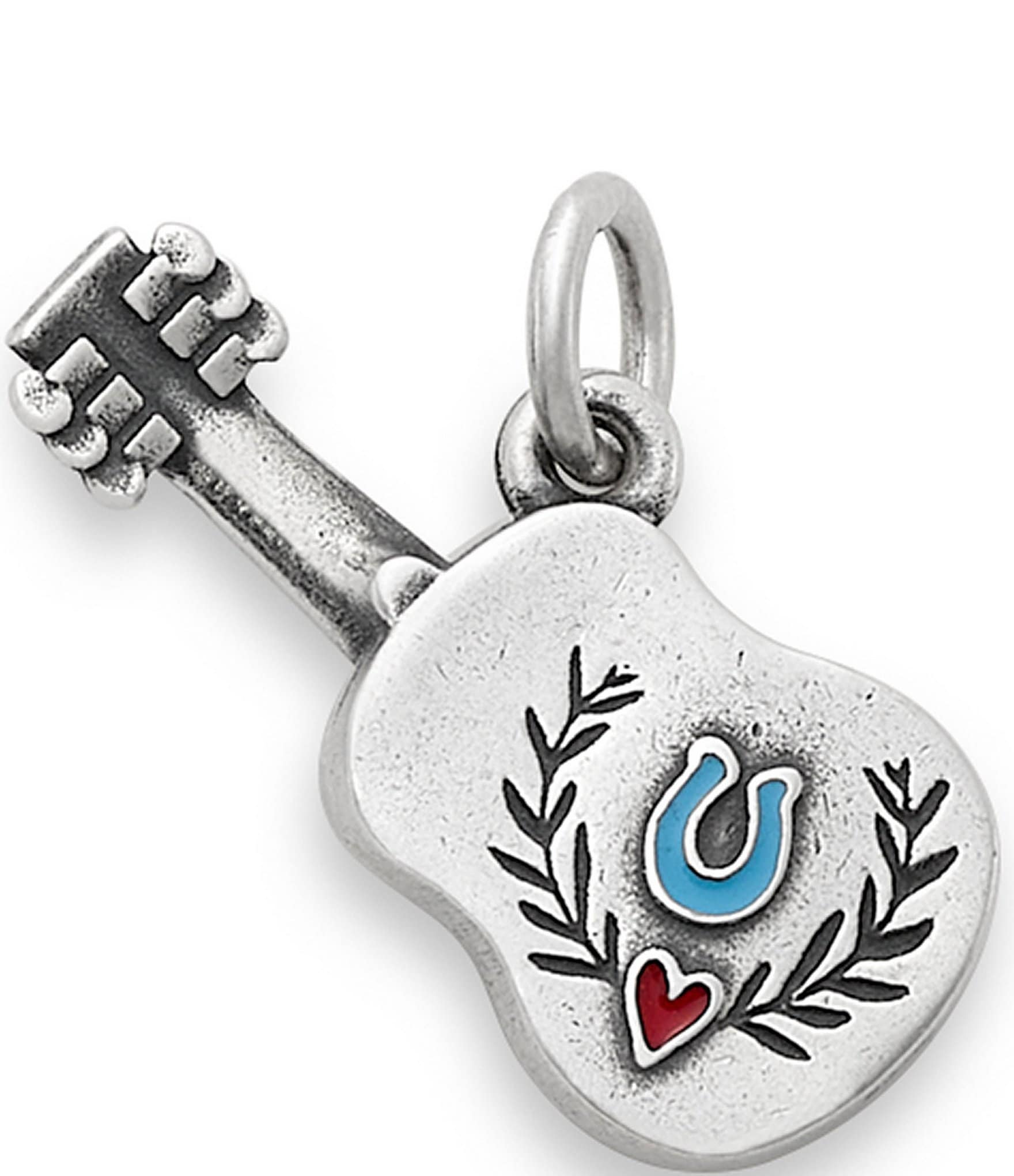 James Avery Enamel Festive Guitar Charm