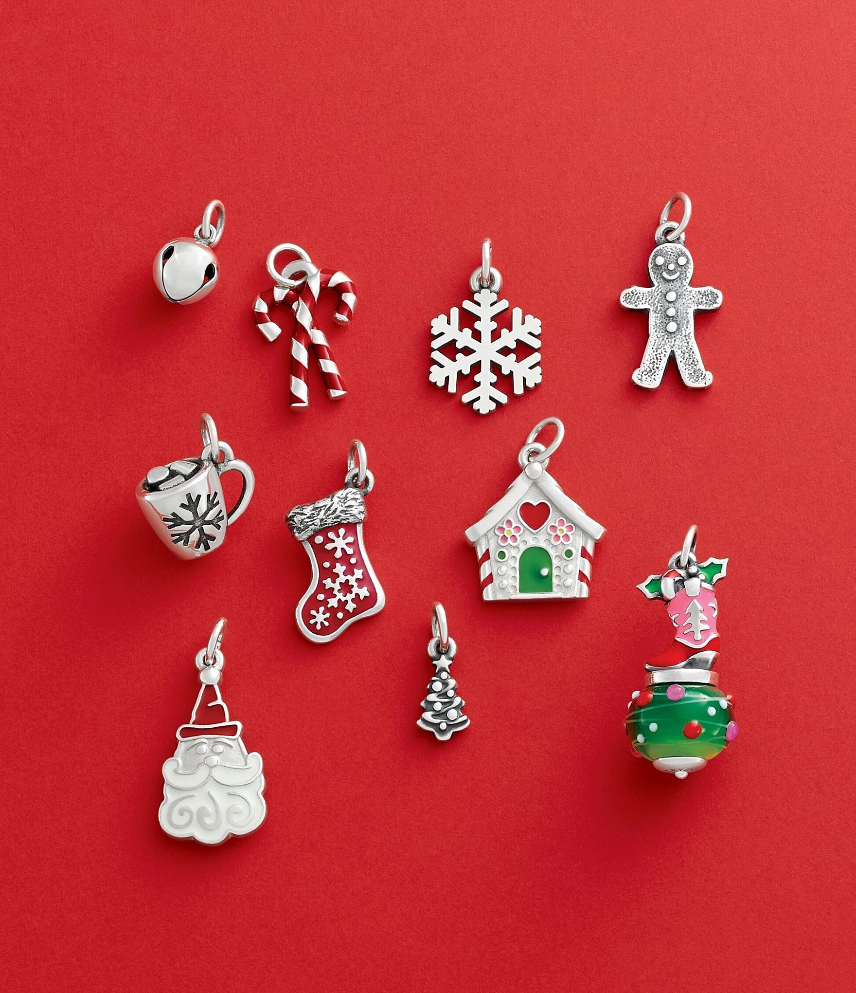 James Avery Enamel Gingerbread House Charm