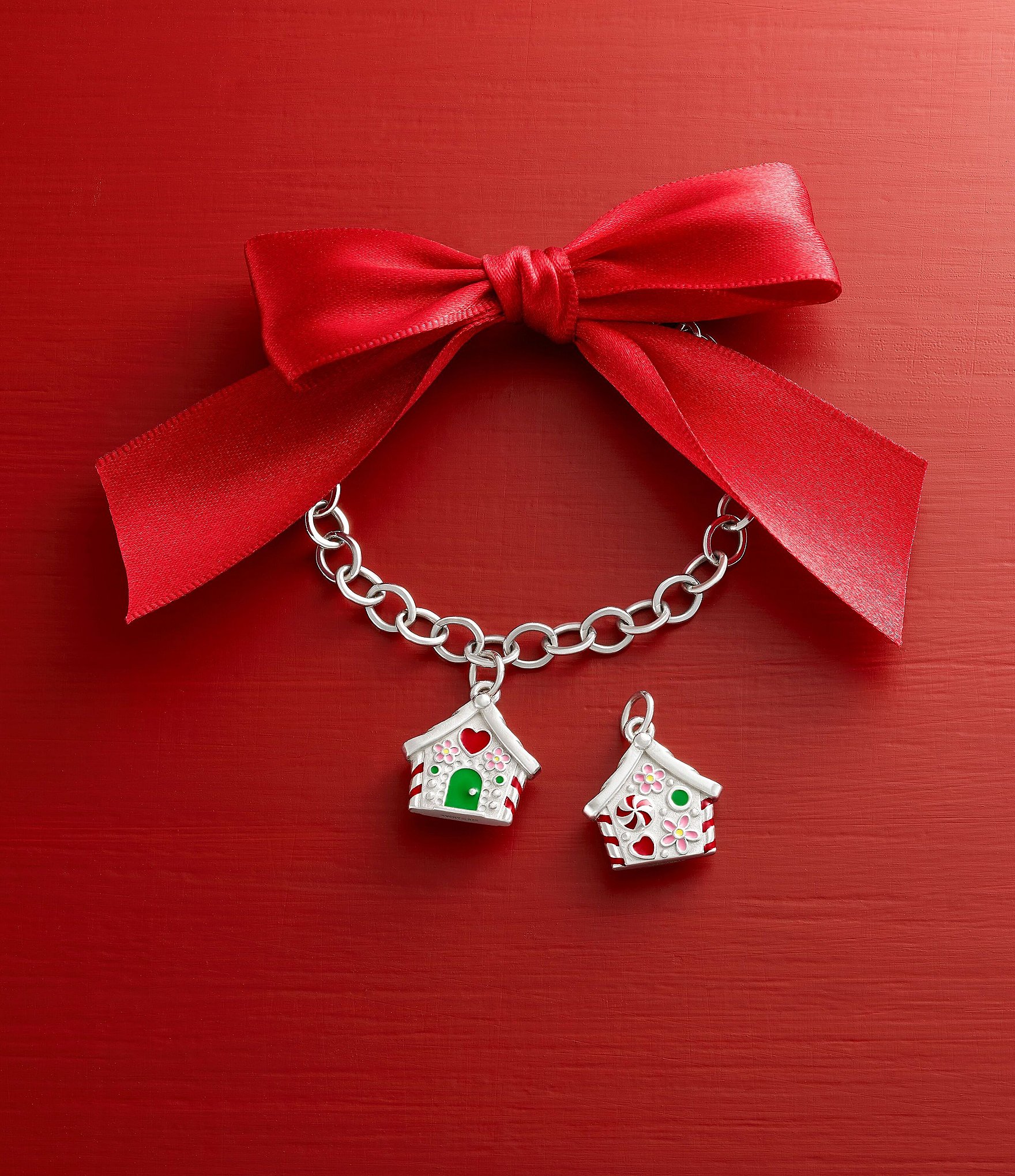 James Avery Enamel Gingerbread House Charm