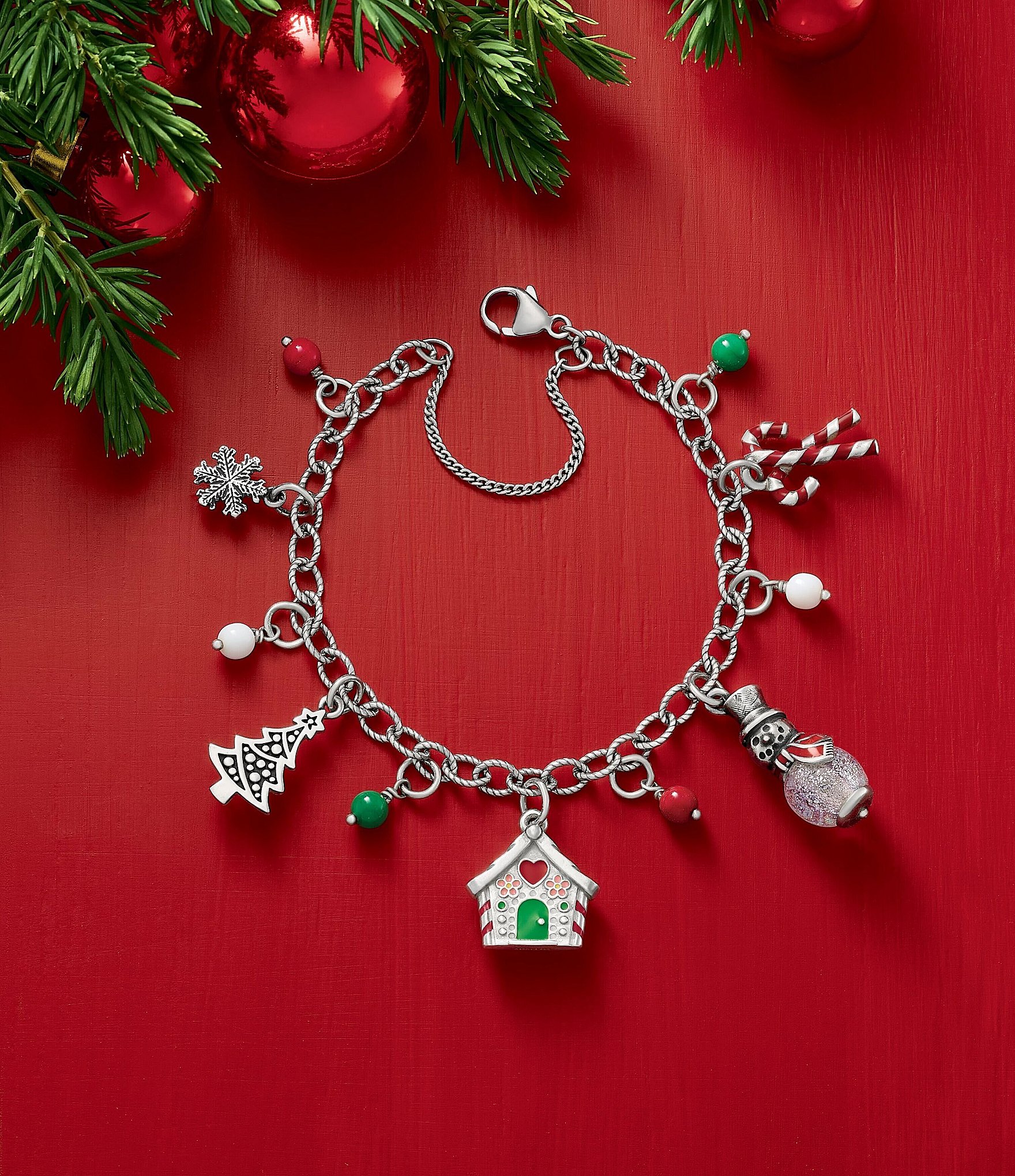 James Avery Enamel Gingerbread House Charm