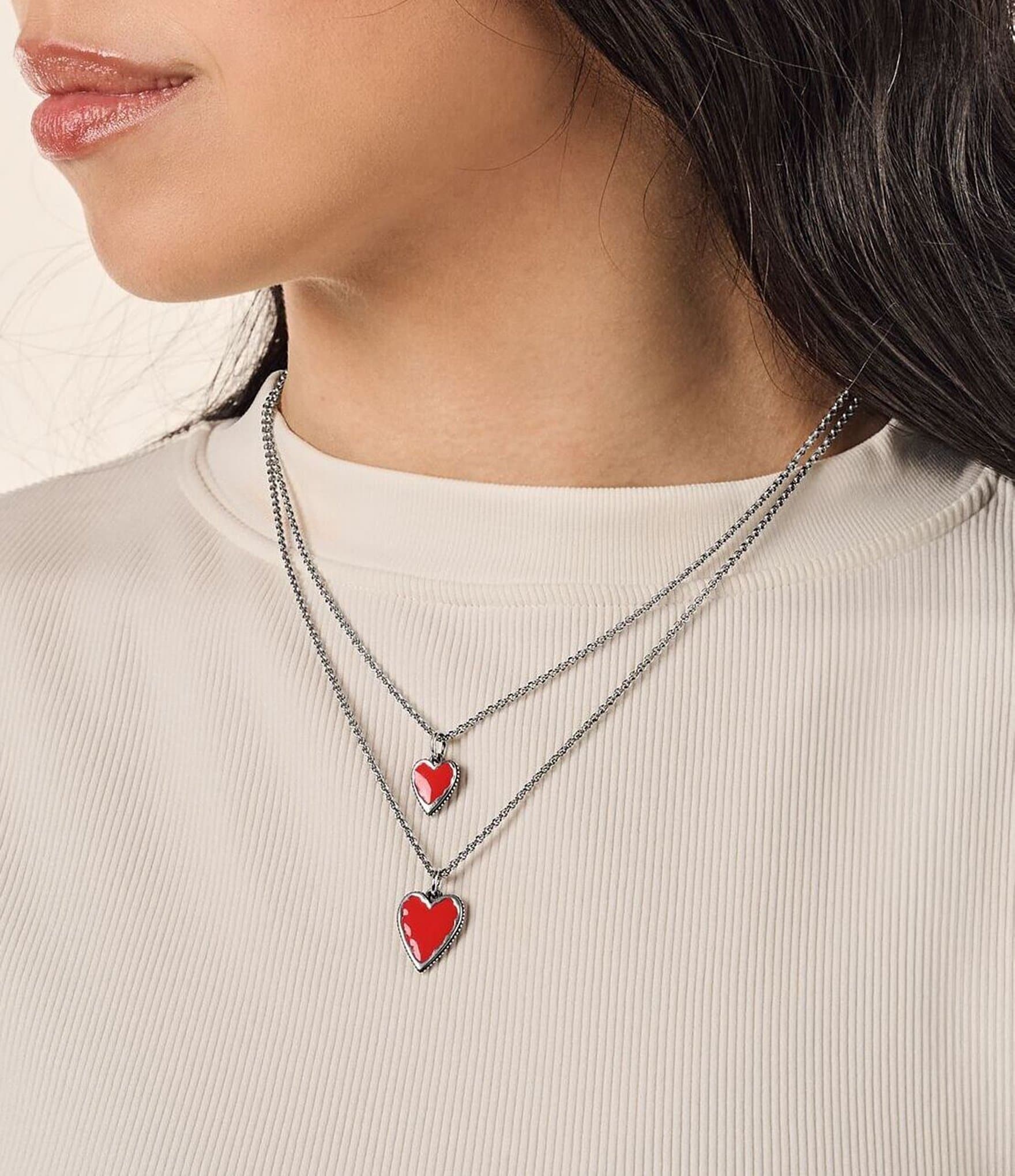 James Avery Enamel Large Heart Charm