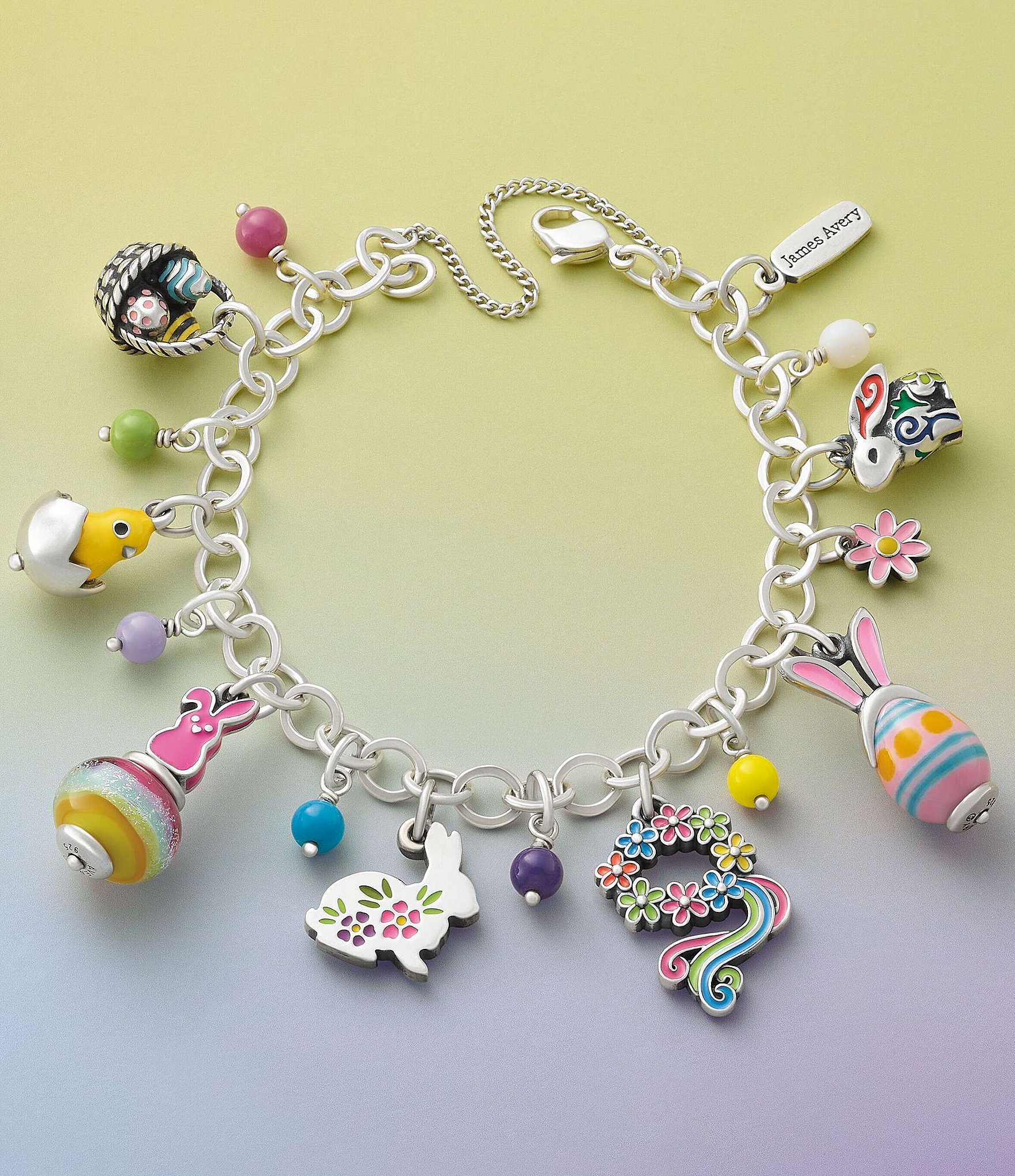 James Avery Enamel Mini Flower Charm