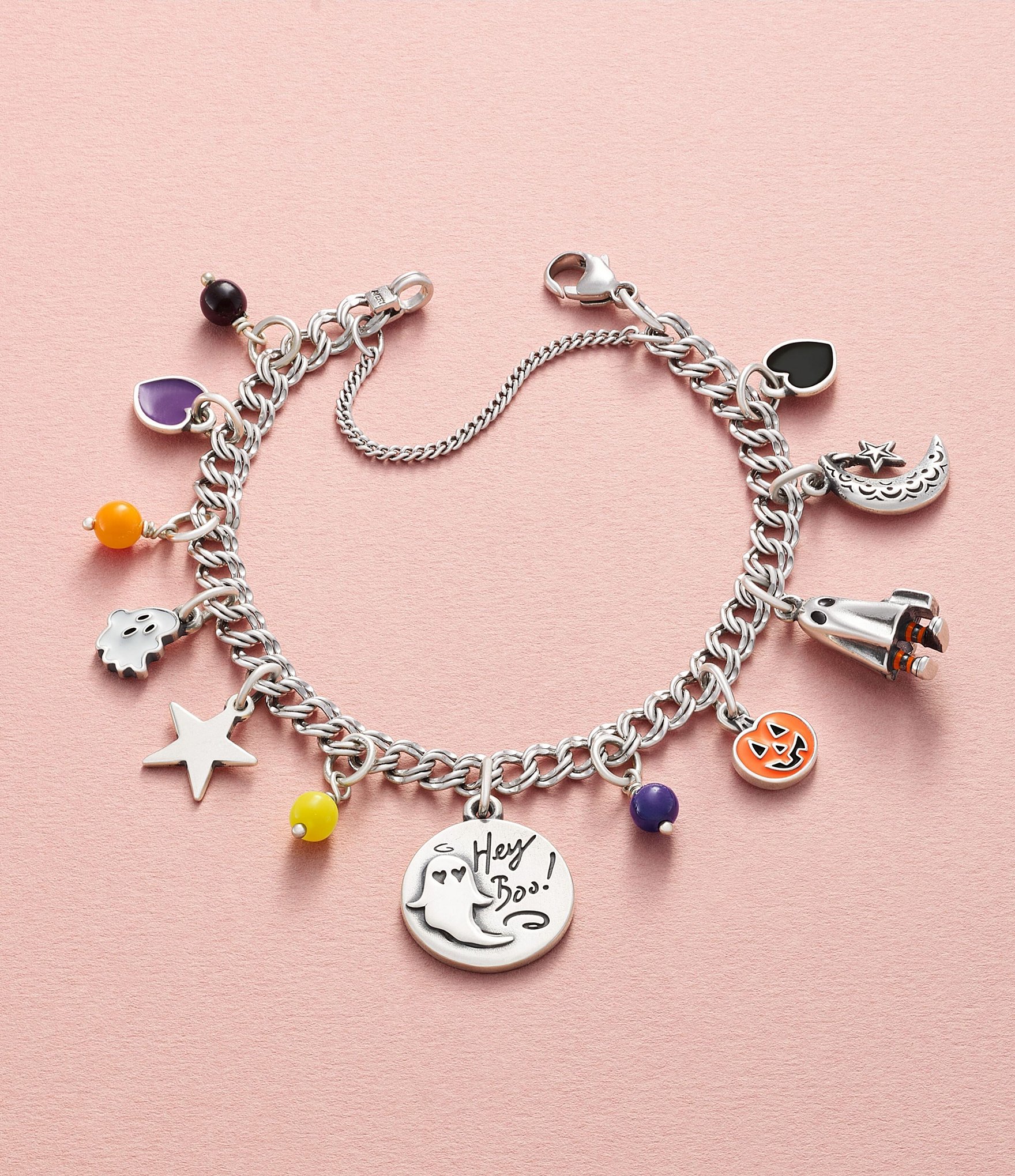 James Avery Enamel Mini Pumpkin Charm