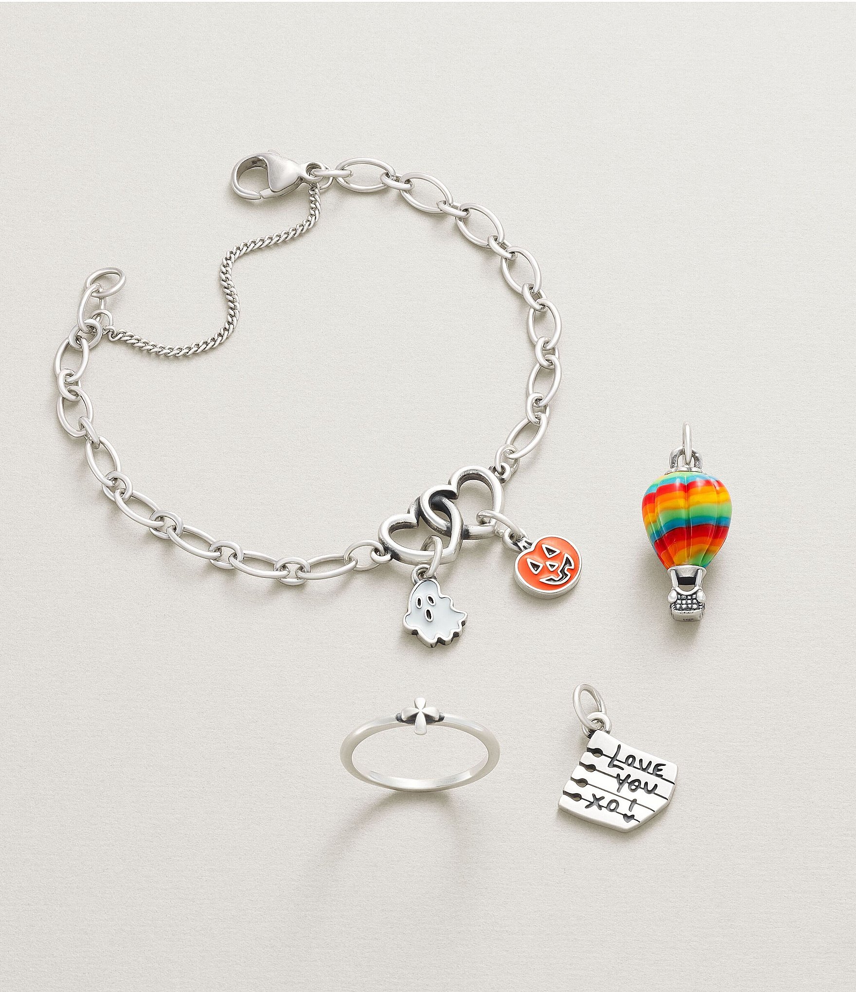 James Avery Enamel Mini Pumpkin Charm