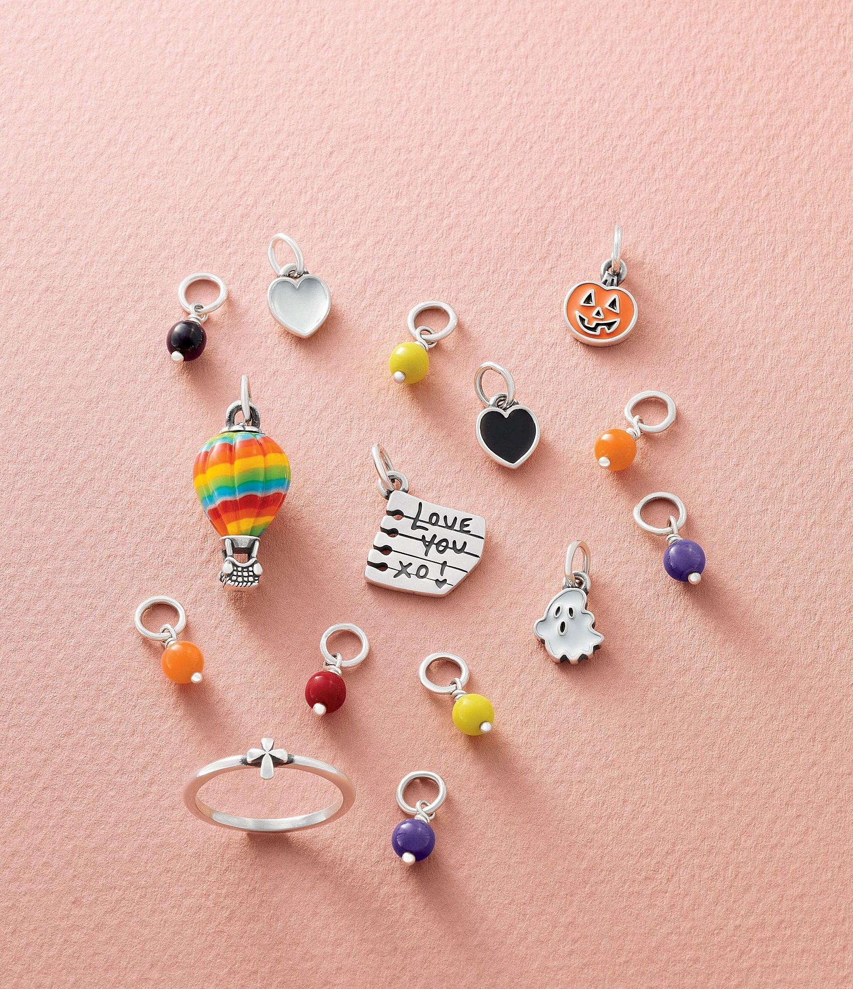 James Avery Enamel Mini Pumpkin Charm