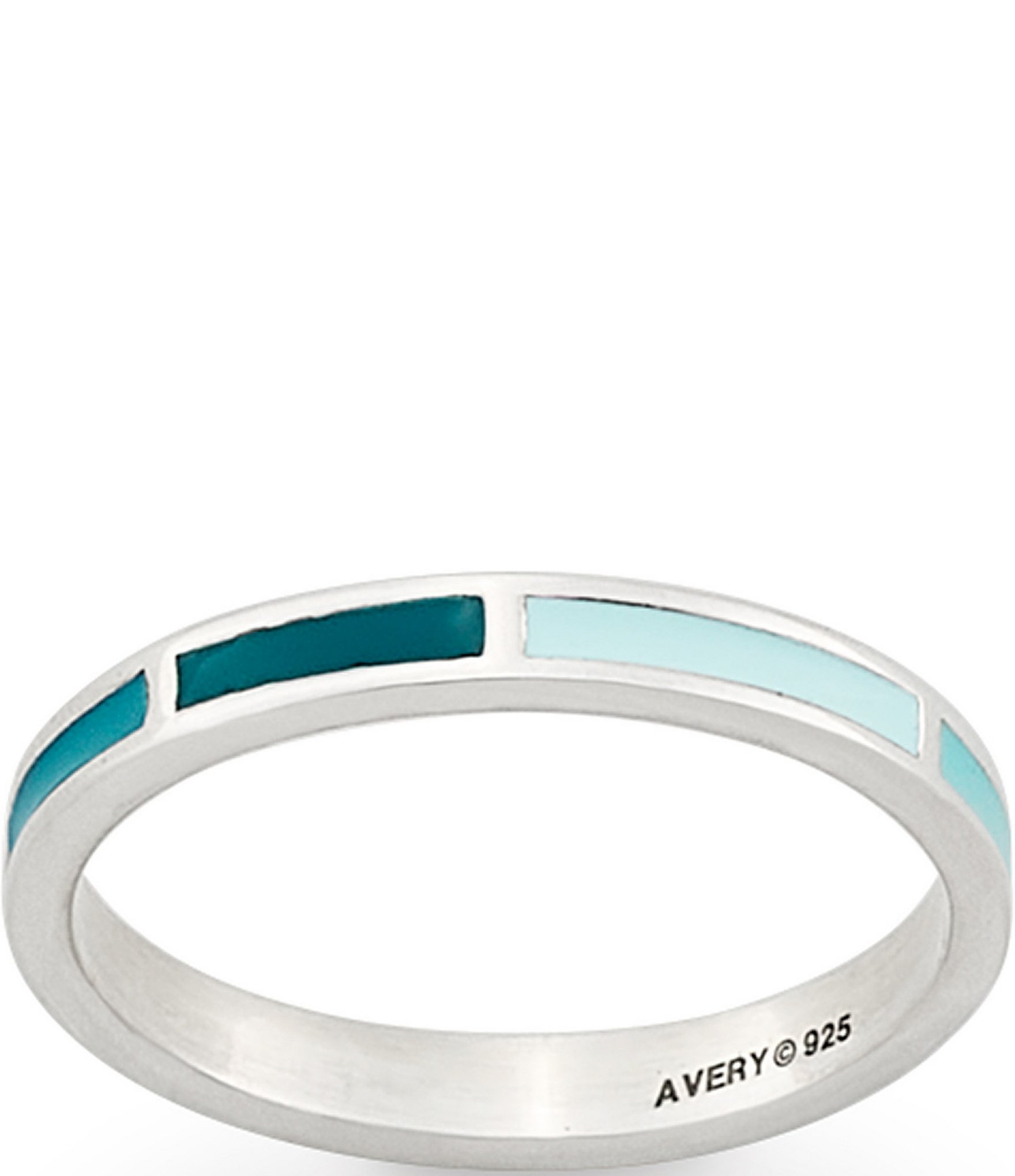 James Avery Enamel Mosaic Stacker Band Ring