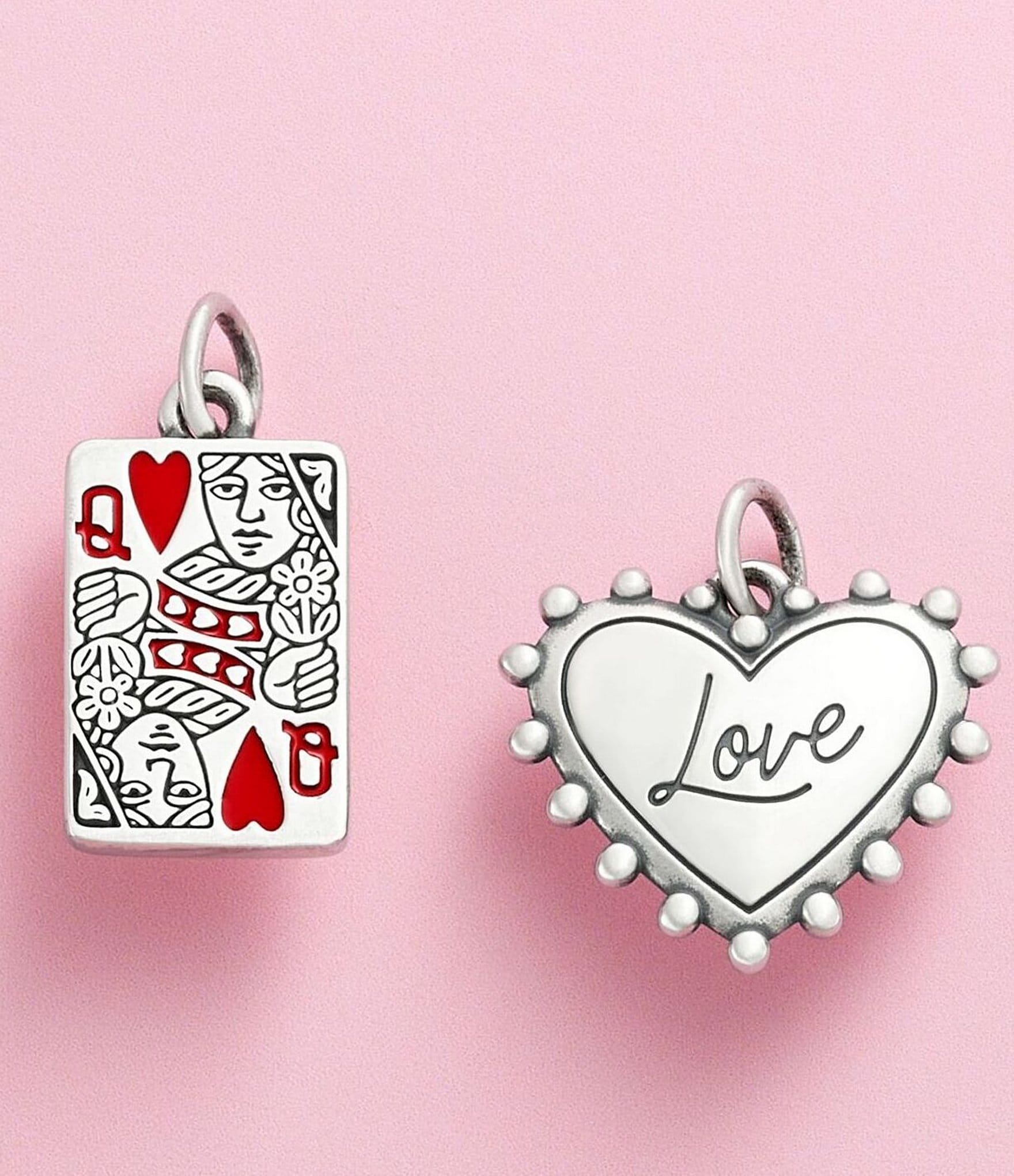 James Avery Enamel Queen of Hearts Charm