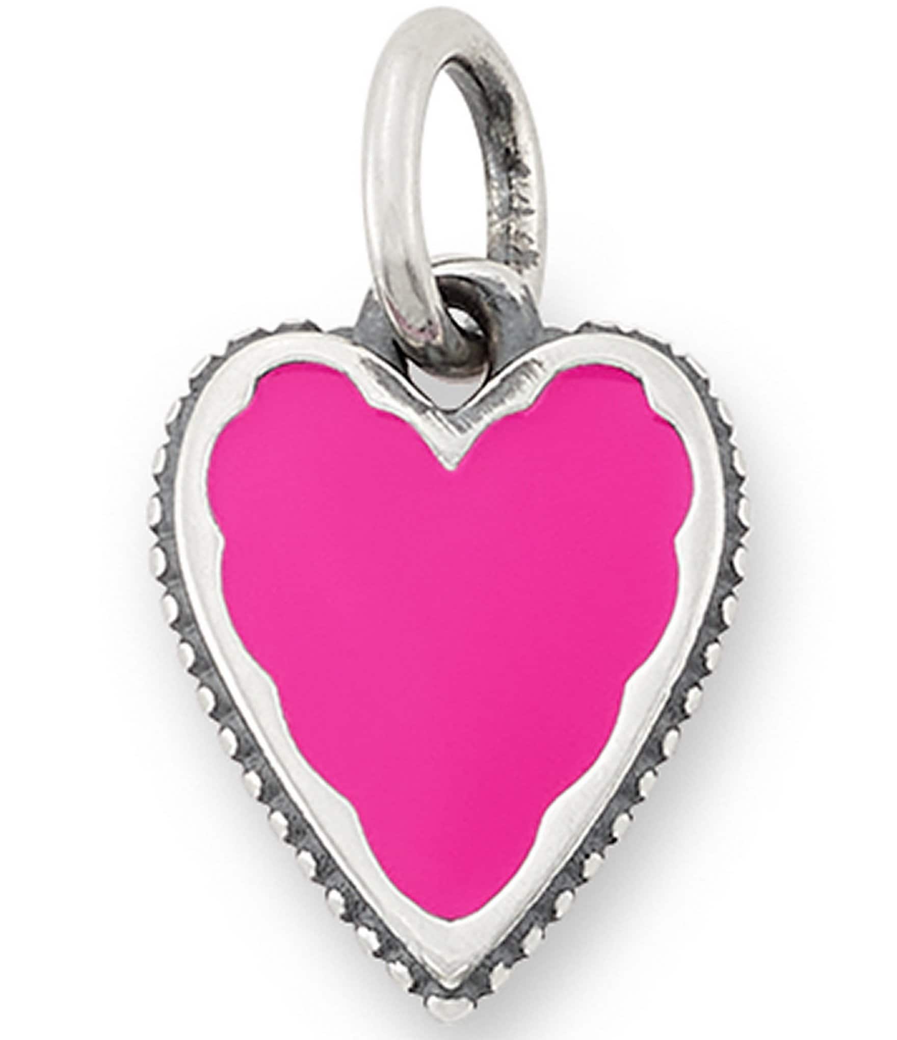 James Avery Enamel Small Heart Charm