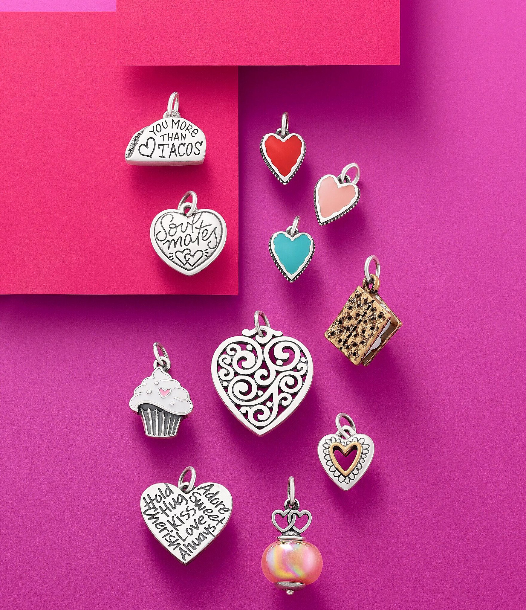 James Avery Enamel Small Heart Charm