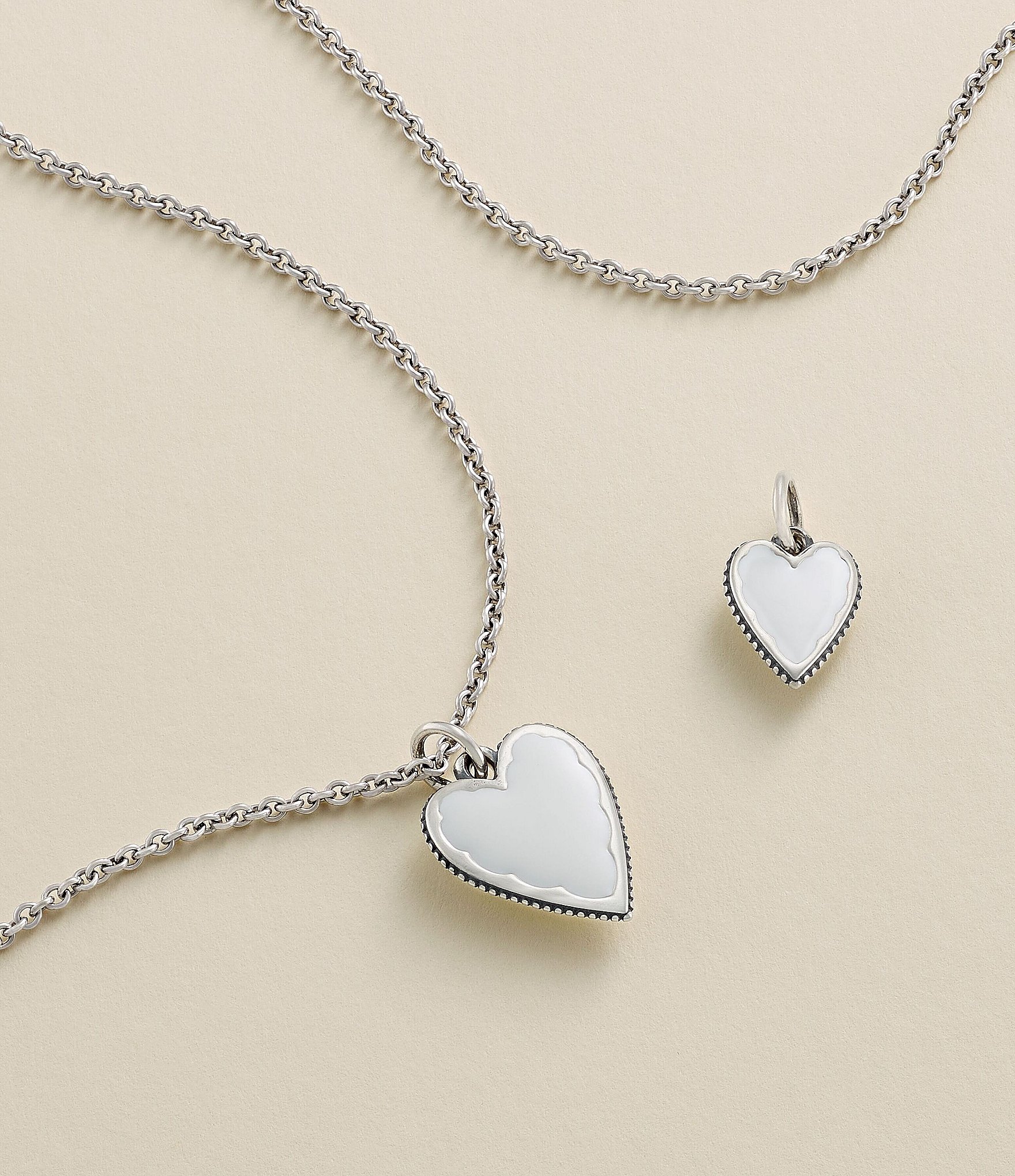 James Avery Enamel Small Heart Charm