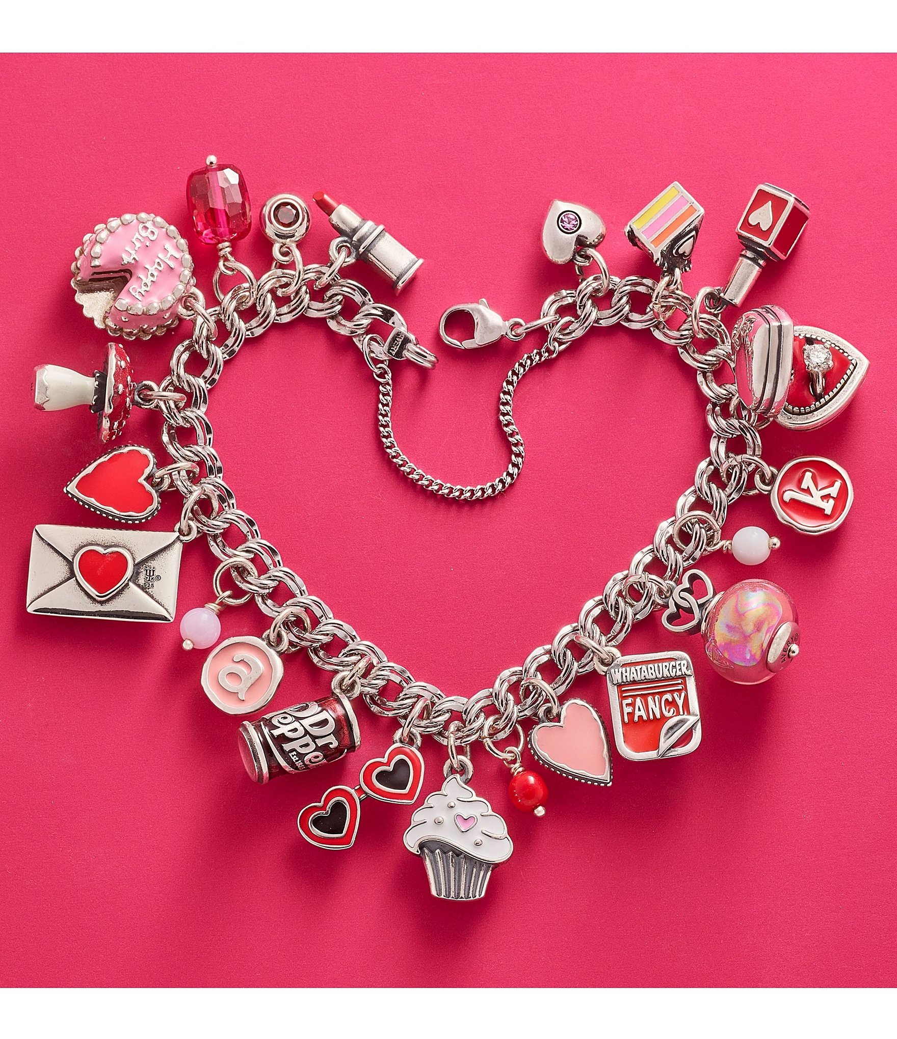 James Avery Enamel Sweetheart Cupcake Charm