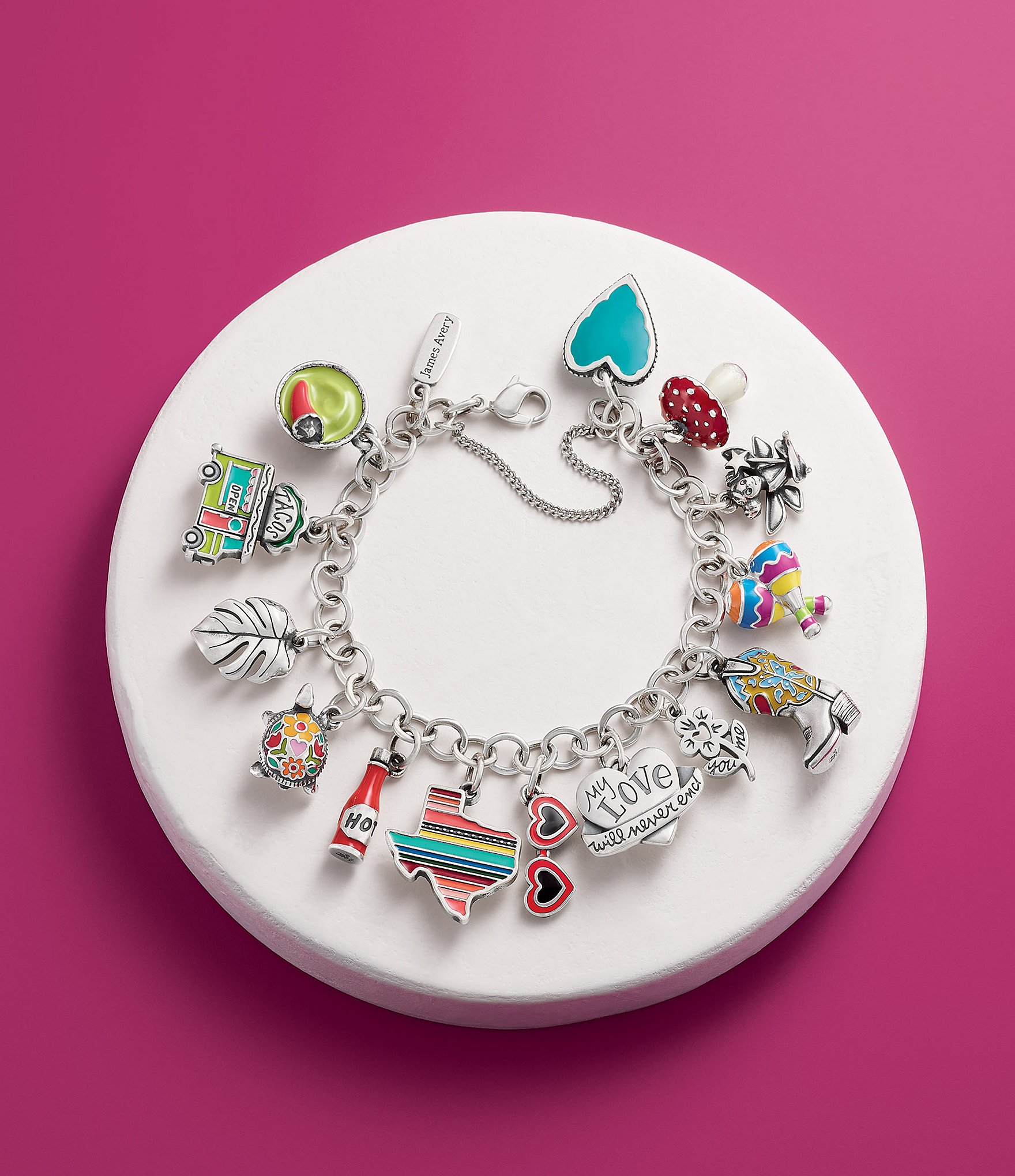 James Avery Enamel Taco Truck Charm