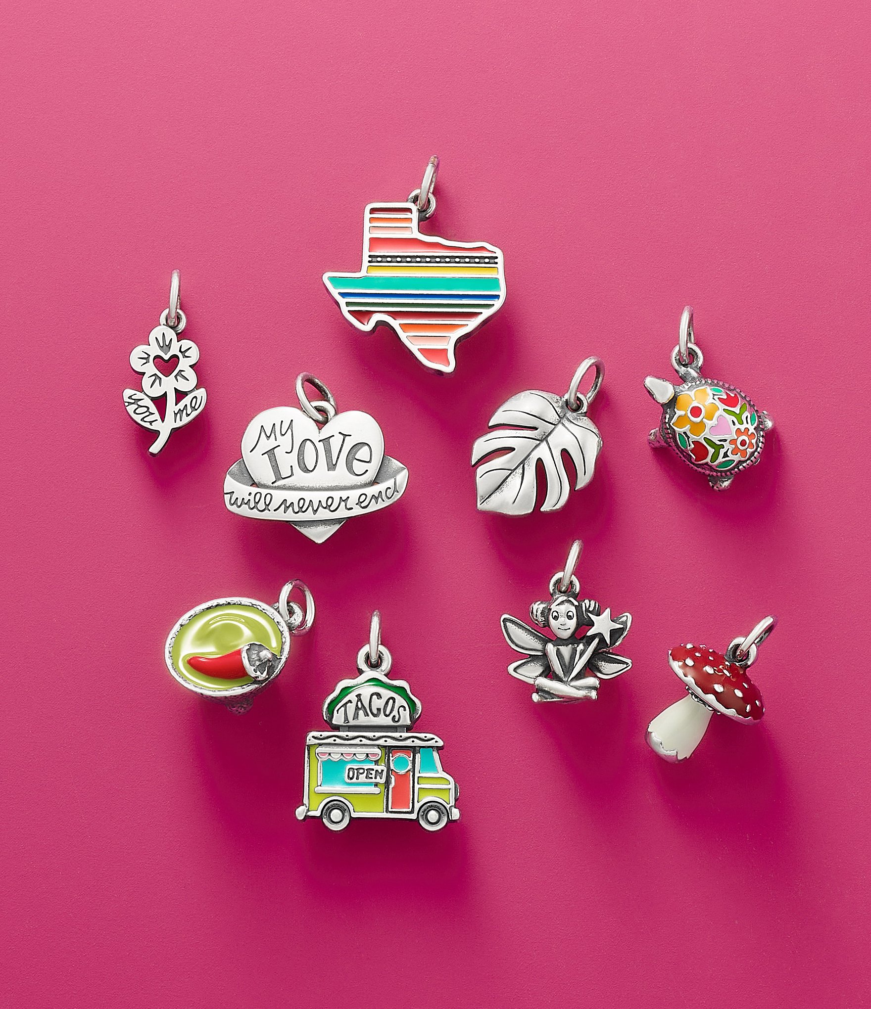 James Avery Enamel Taco Truck Charm