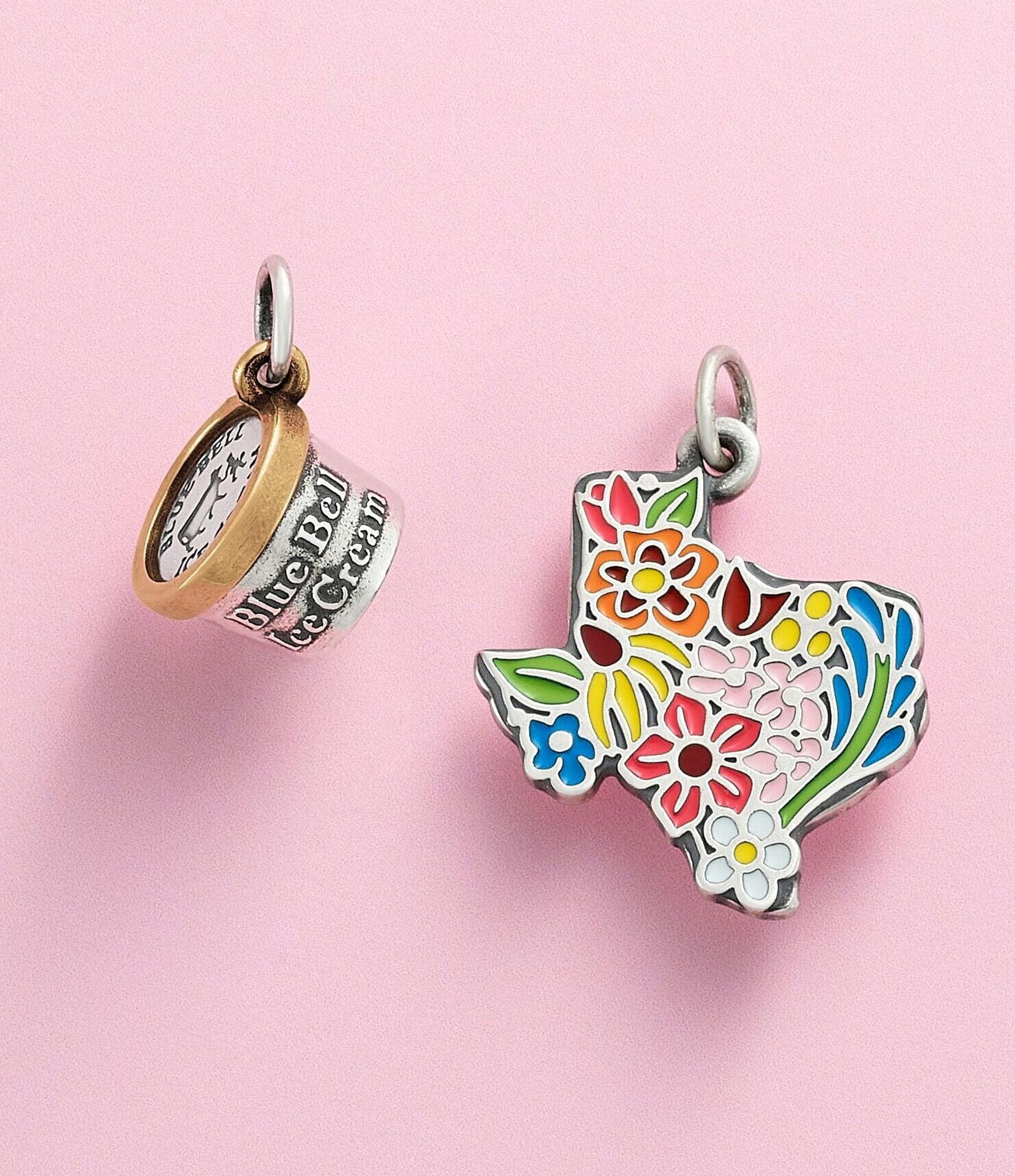 James Avery Enamel Texas Wildflower Charm