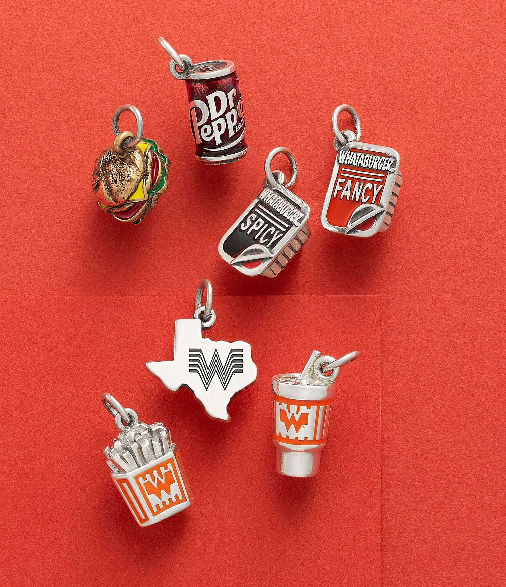 James Avery Enamel Whataburger™ Cup Novelty Charm