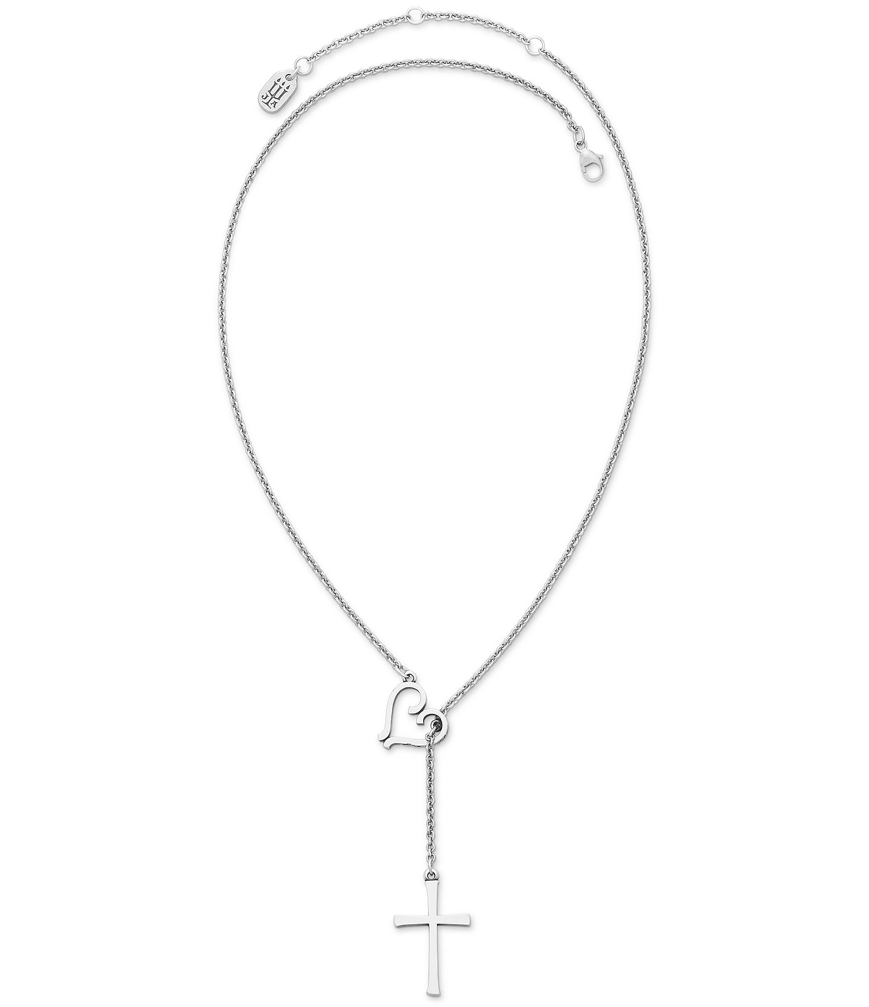 James Avery Faith, Hope and Love Lariat Necklace