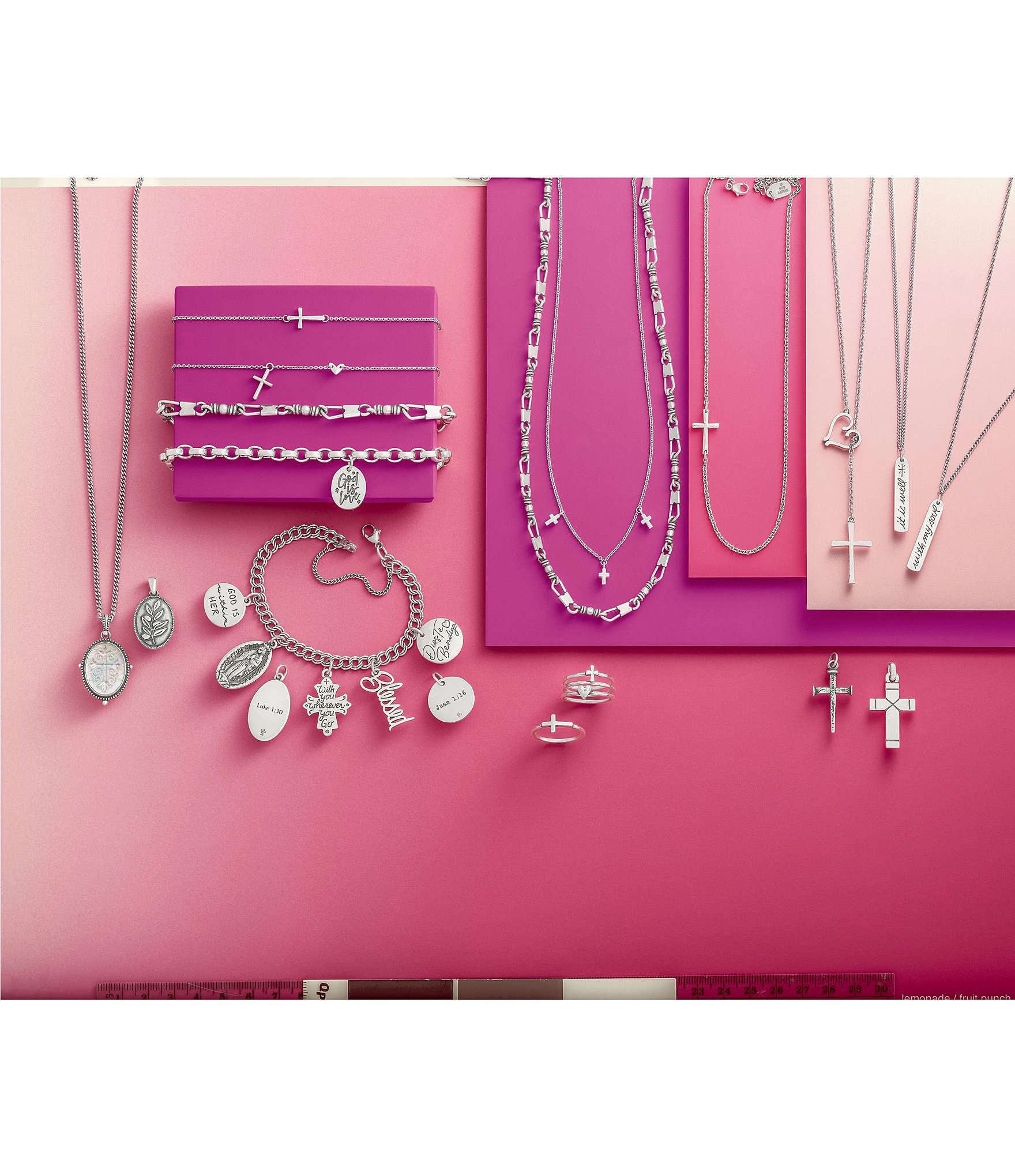 James Avery Faith, Hope and Love Lariat Necklace