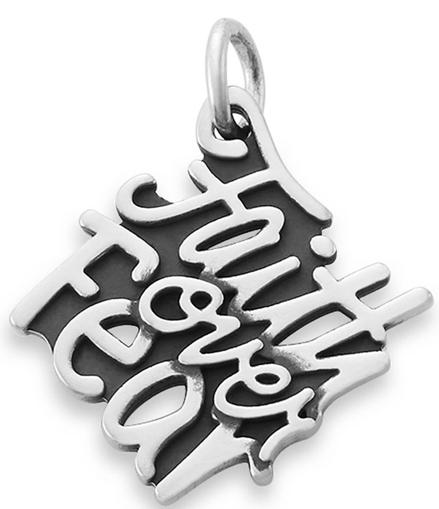 James Avery Faith Over Fear Charm