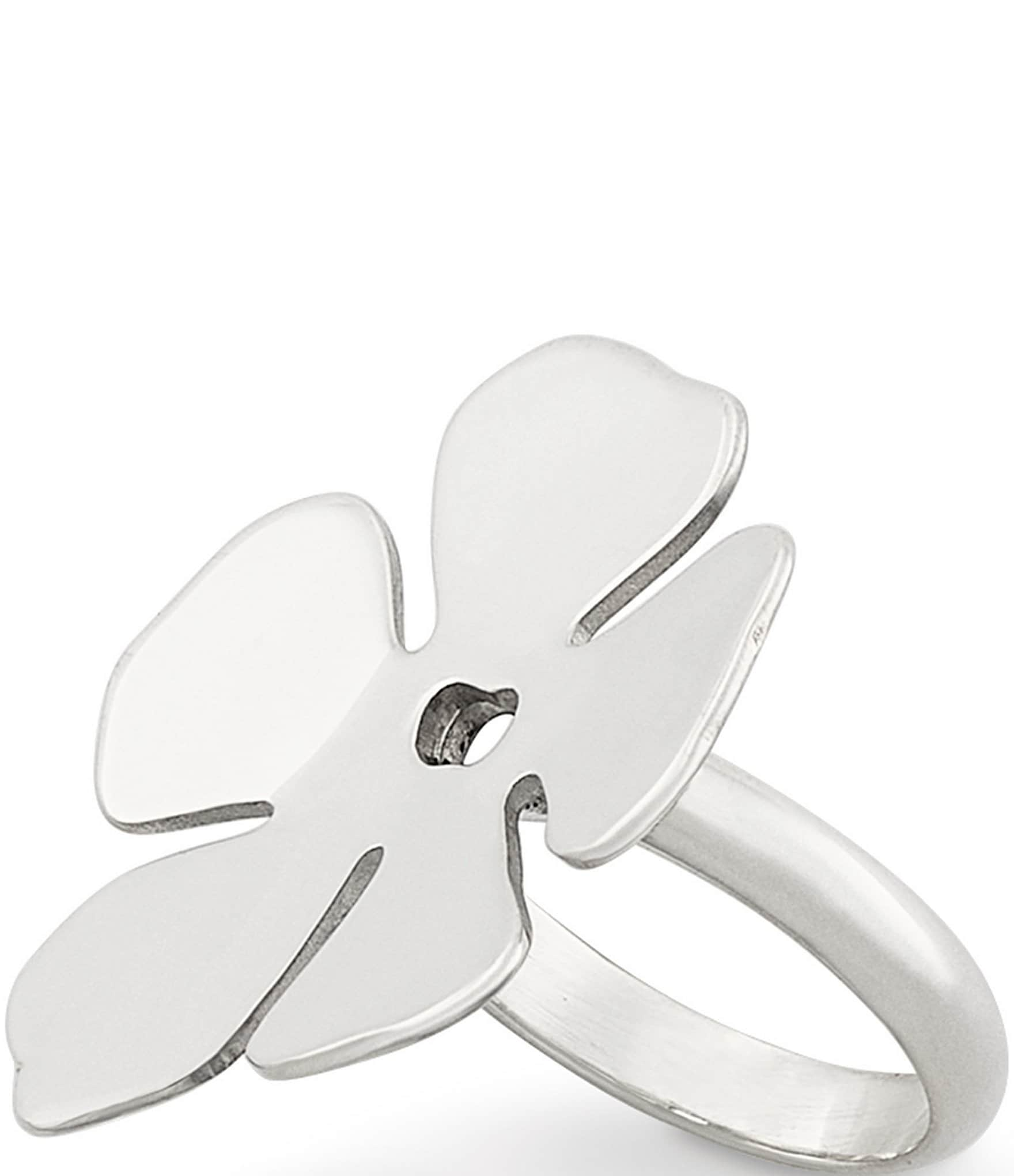 James Avery Floral Silhouette Statement Ring