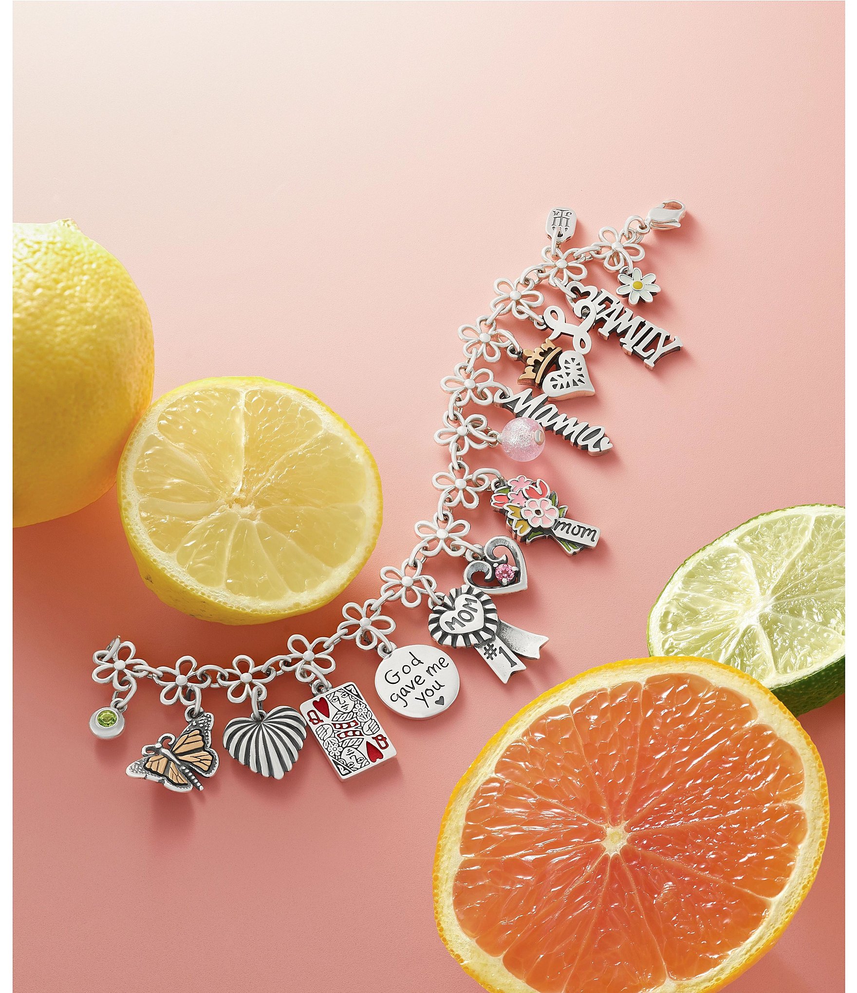 James Avery Fluted Heart Charm