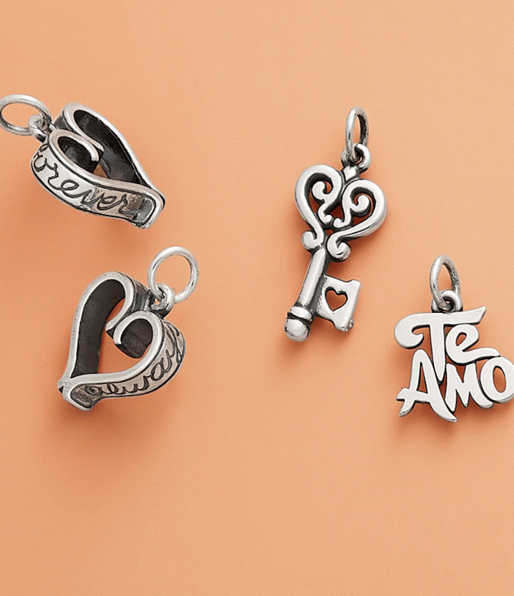 James Avery #double;Forever and Always#double; Heart Charm