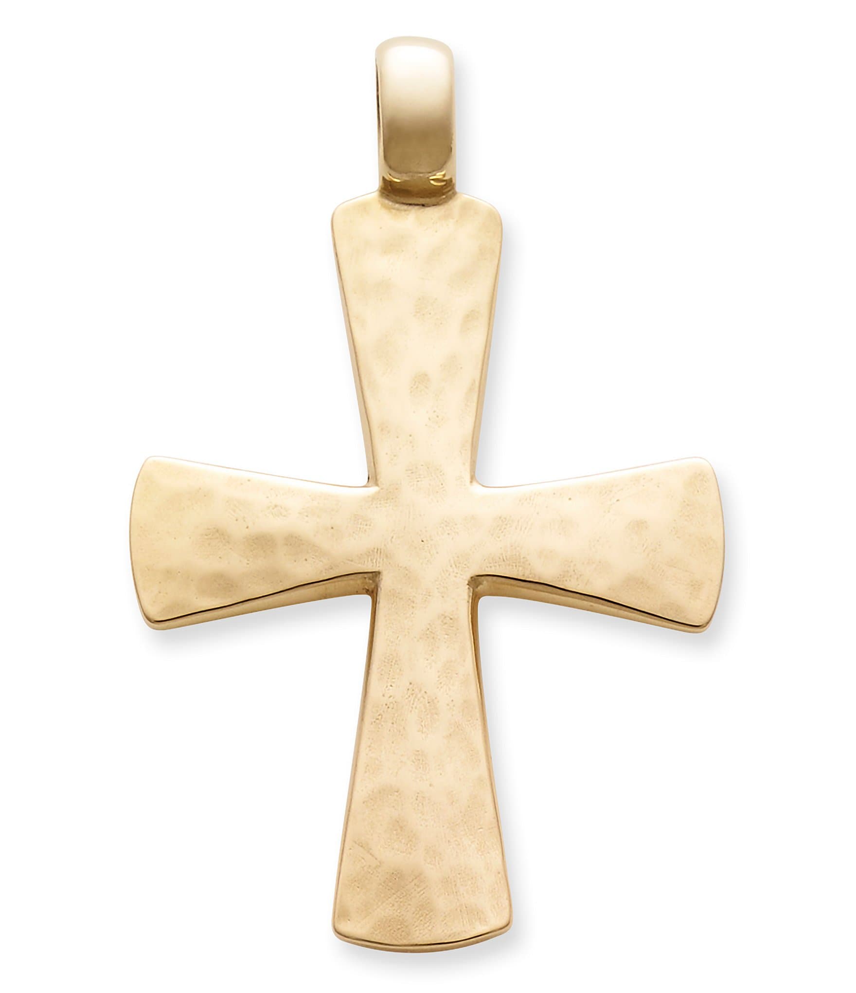 James Avery 14K Hammered Cross Charm