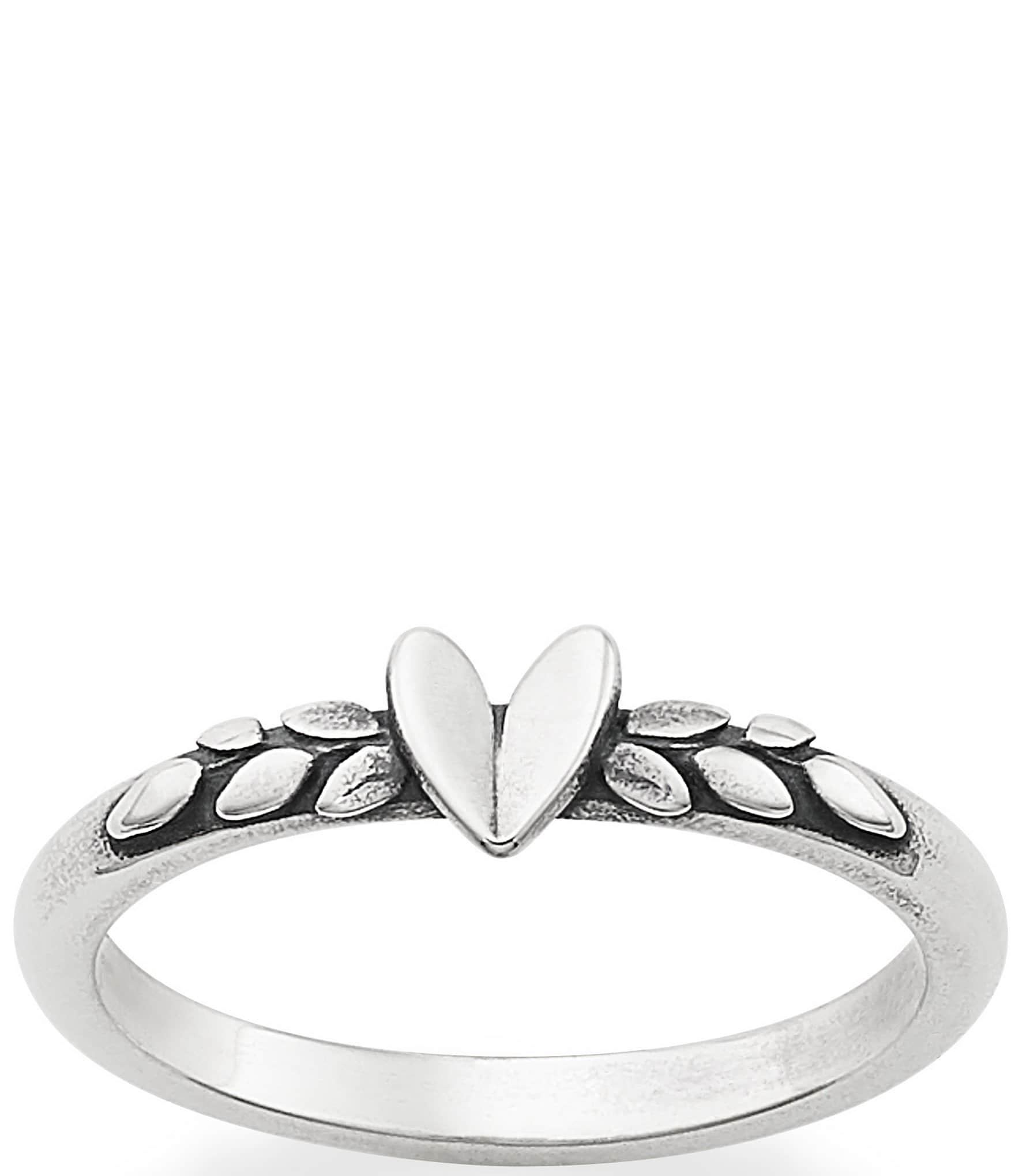 James Avery Sterling Silver Linked Hearts Ring, 5.0 Grams | GovDeals