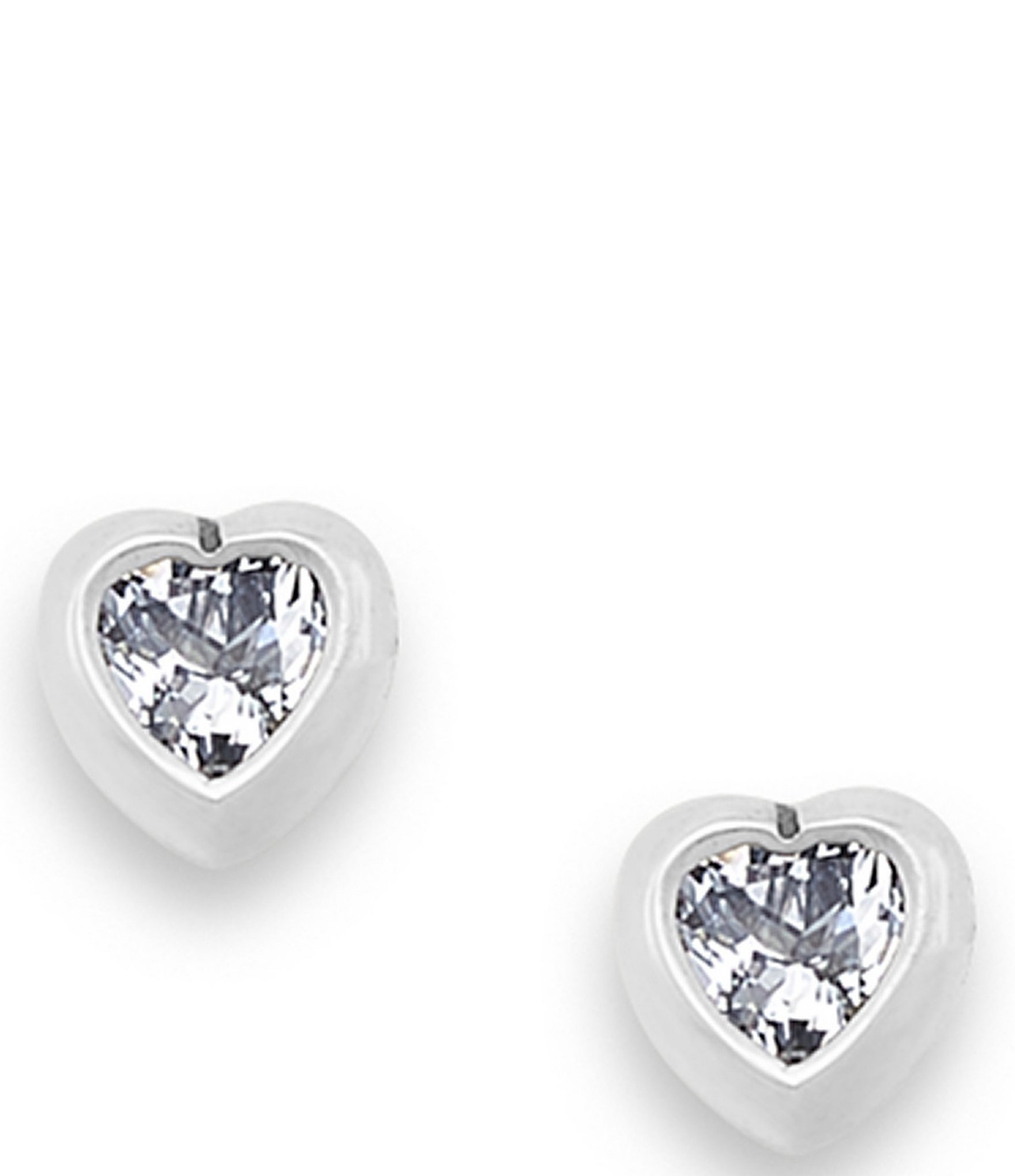 James Avery Heart Gemstone Stud Earrings