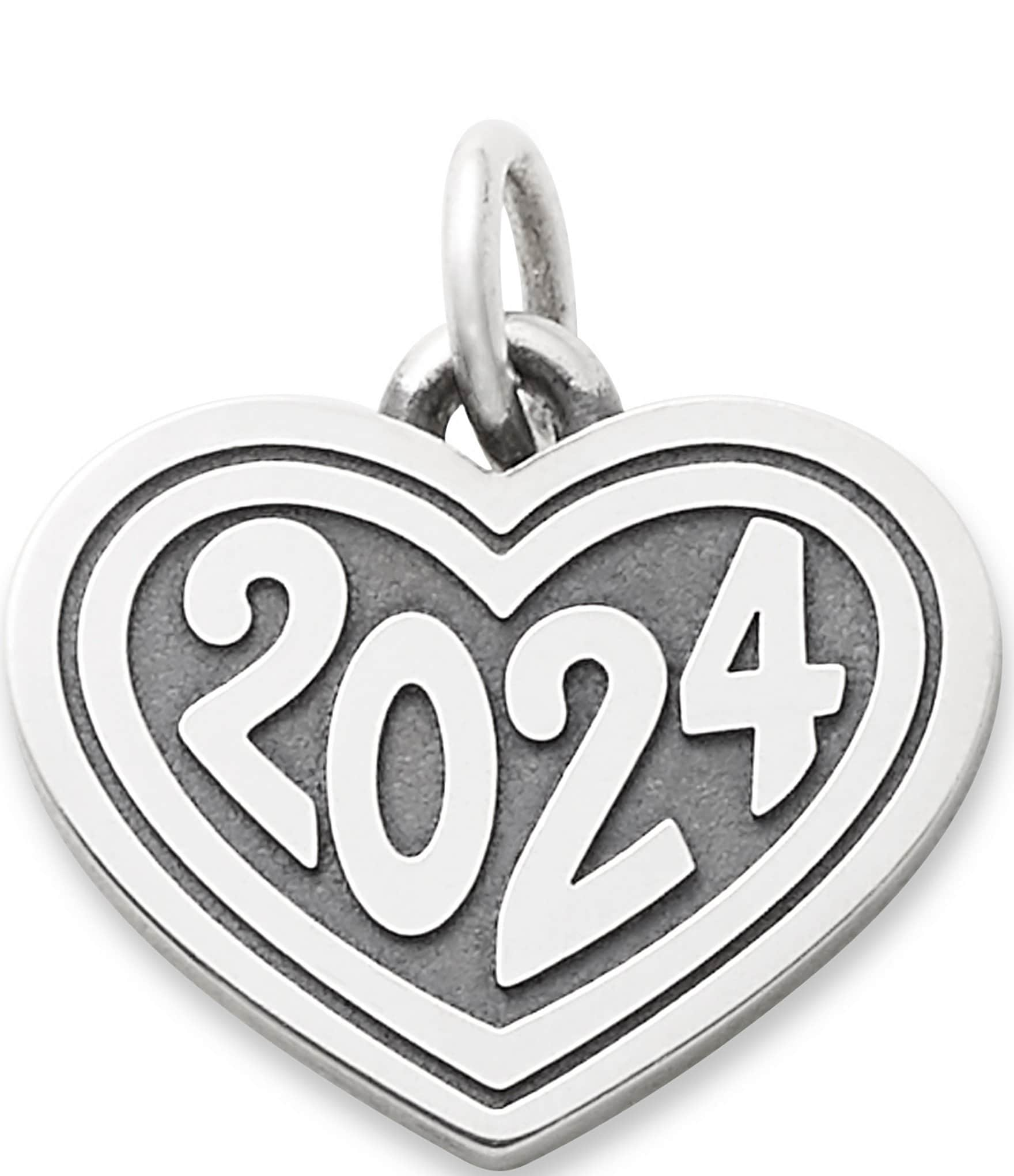 James Avery Heart with 2025 Charm Dillard's