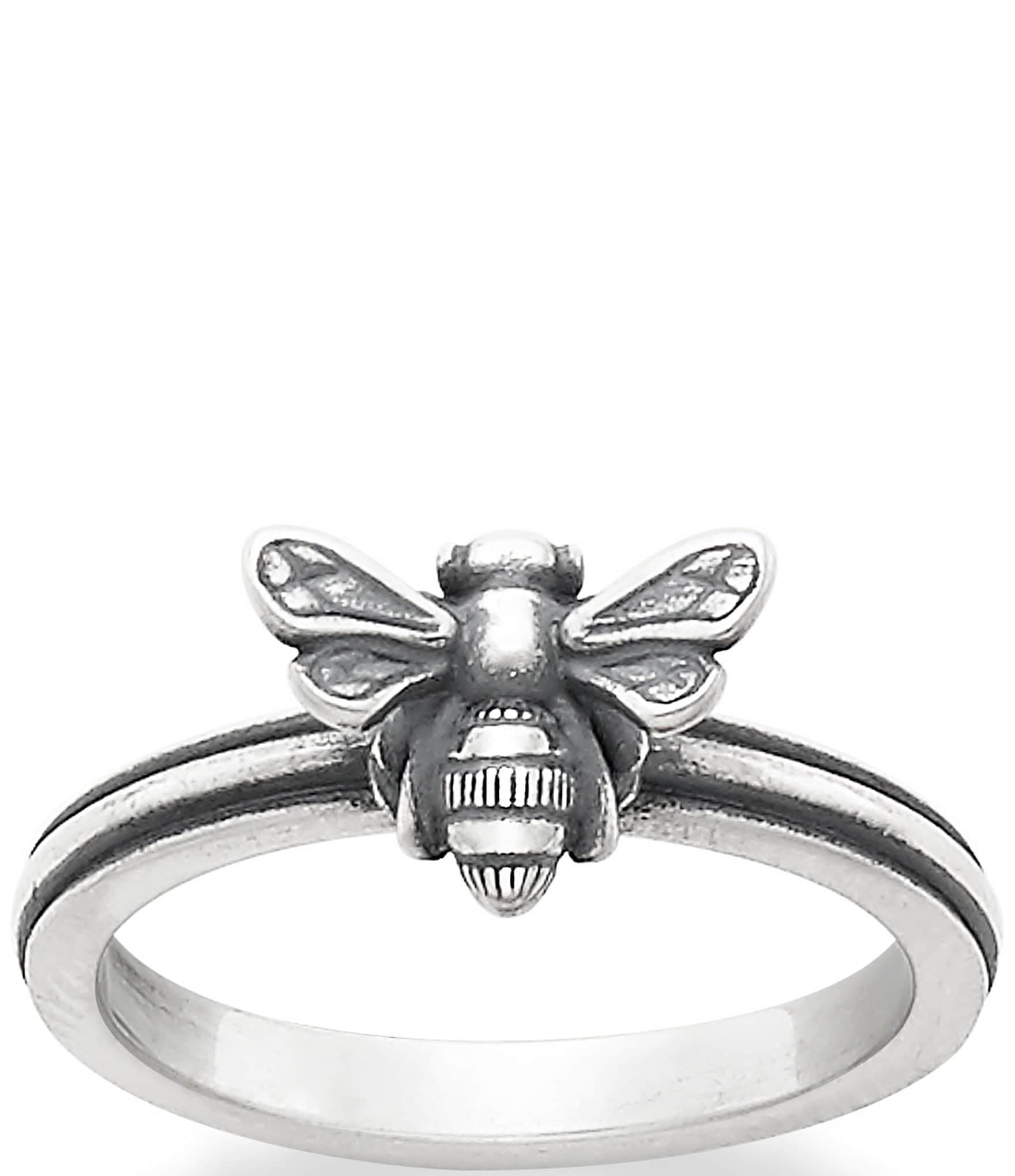 James Avery Enamel Bumble Bee Sterling Silver Charm - Sterling/Multi