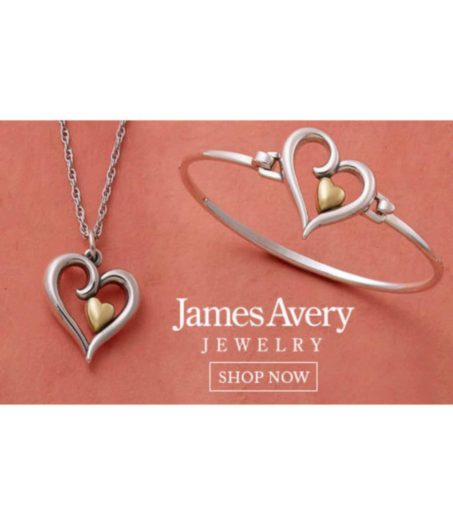 James Avery Joy of My Heart Sterling Silver and 14K Gold Ring