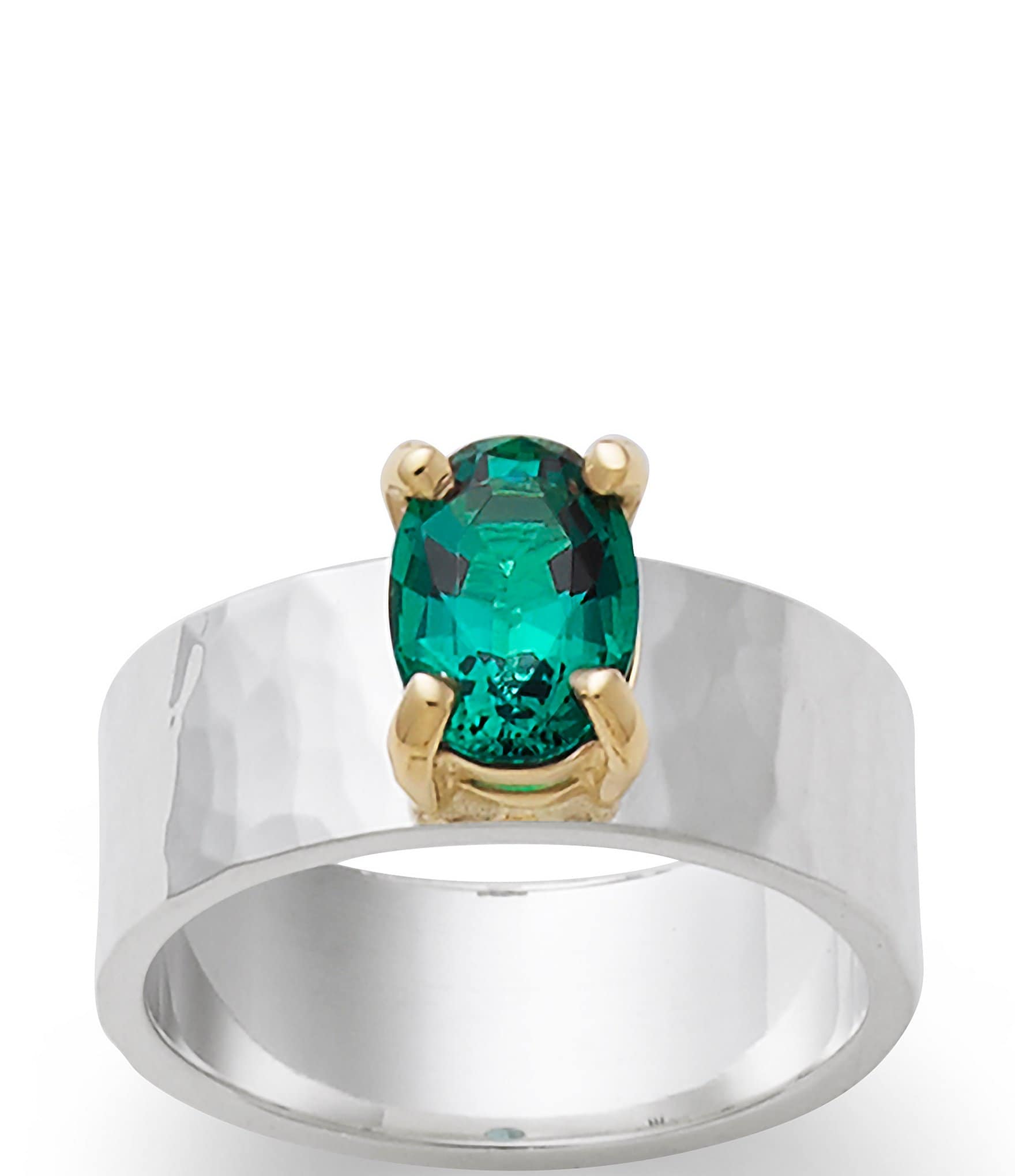 James Avery Julietta May Birthstone Ring with LabCreated Emerald