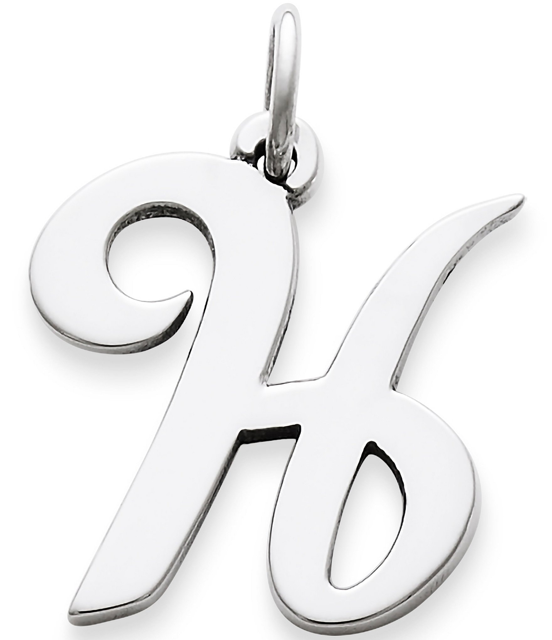 James Avery Large Script Initial Pendant Charm