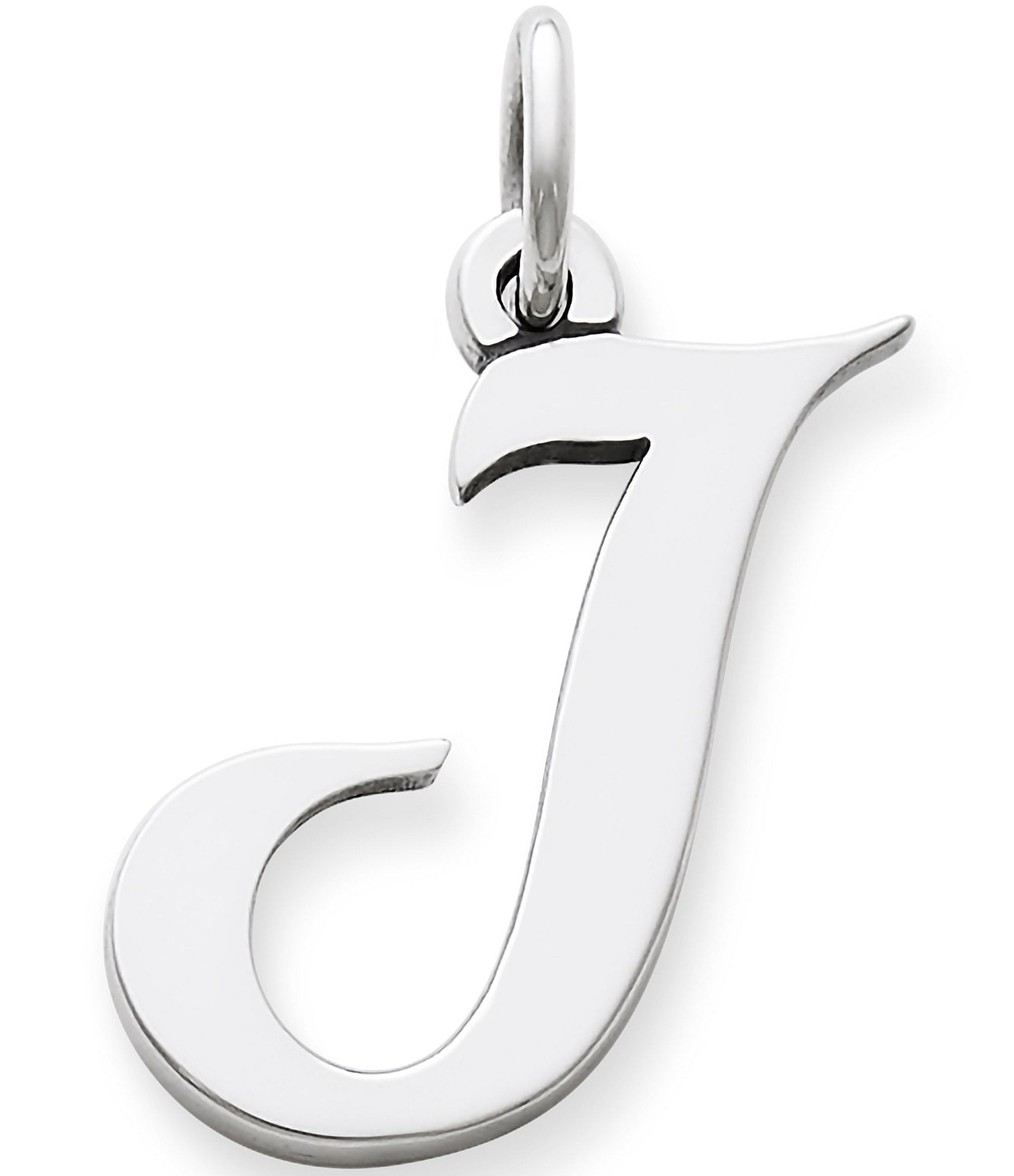 James Avery Large Script Initial Pendant Charm