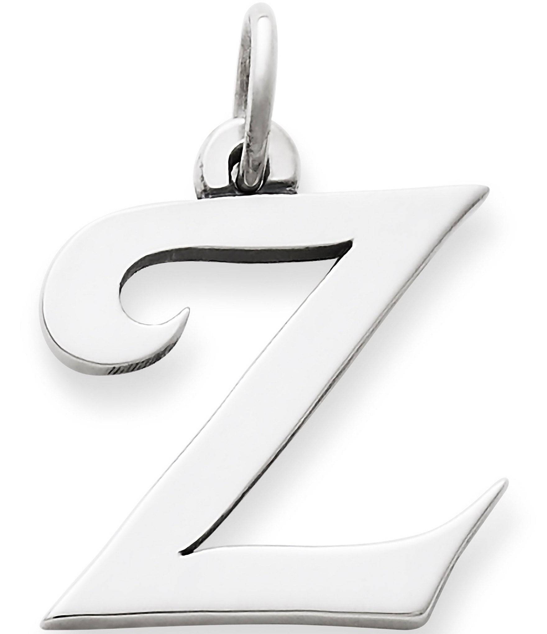 James Avery Large Script Initial Pendant Charm