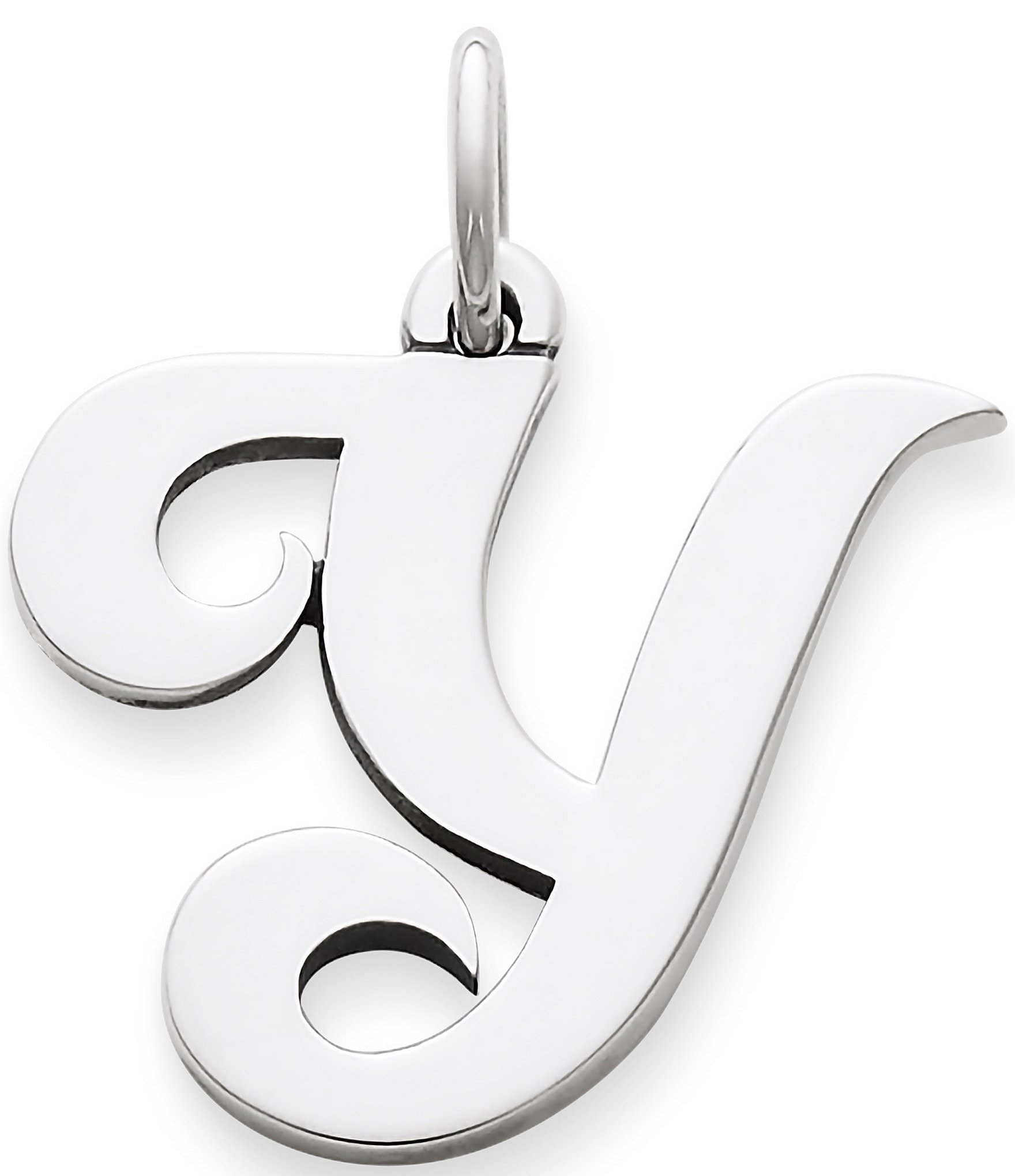 James Avery Large Script Initial Pendant Charm